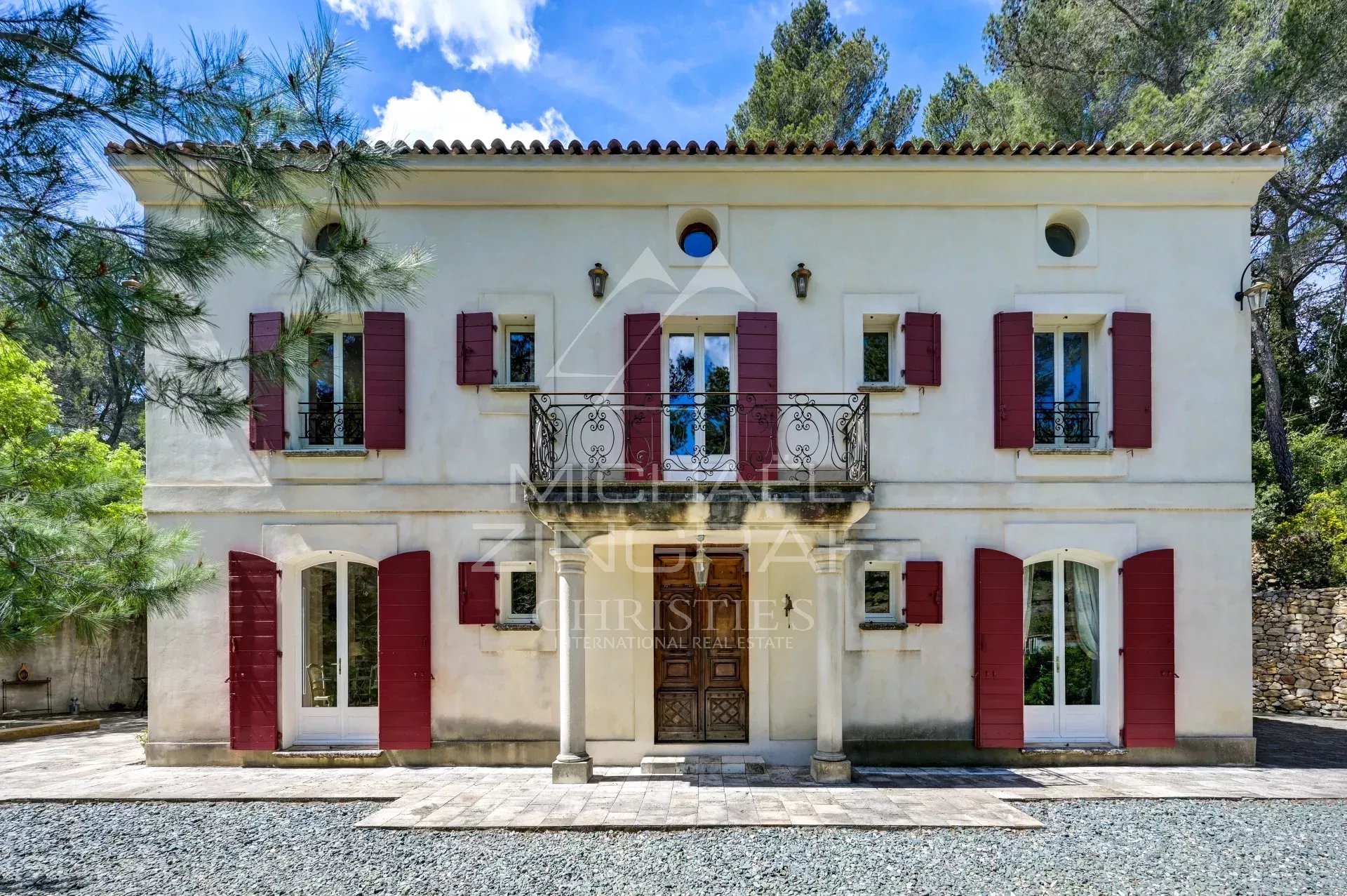 black chair and white table