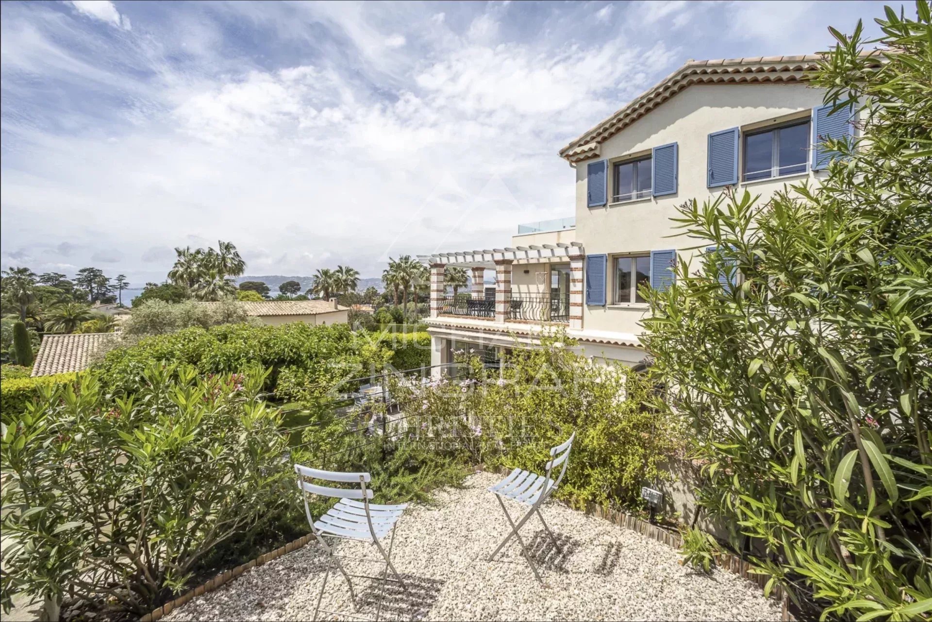 Cap d'Antibes - Villa vue mer à pied des plages versant ouest