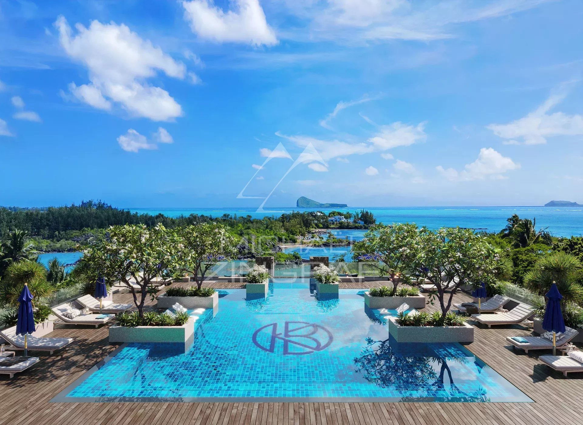 Penthouse exceptionnel - vue spectaculaire sur le lagon - 4 chambres