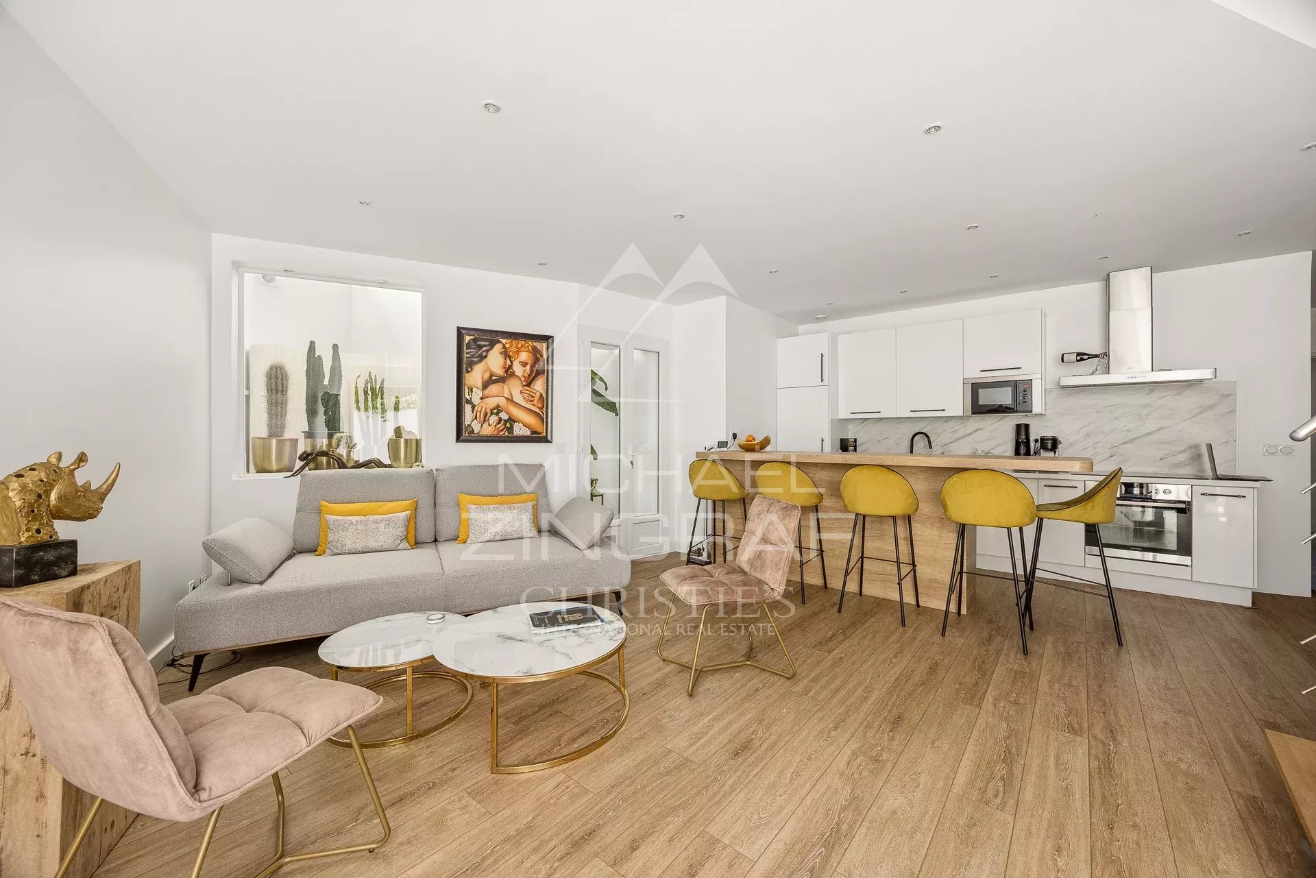 Élégant appartement rénové avec jardin et garage au cœur du Cap d’Antibes