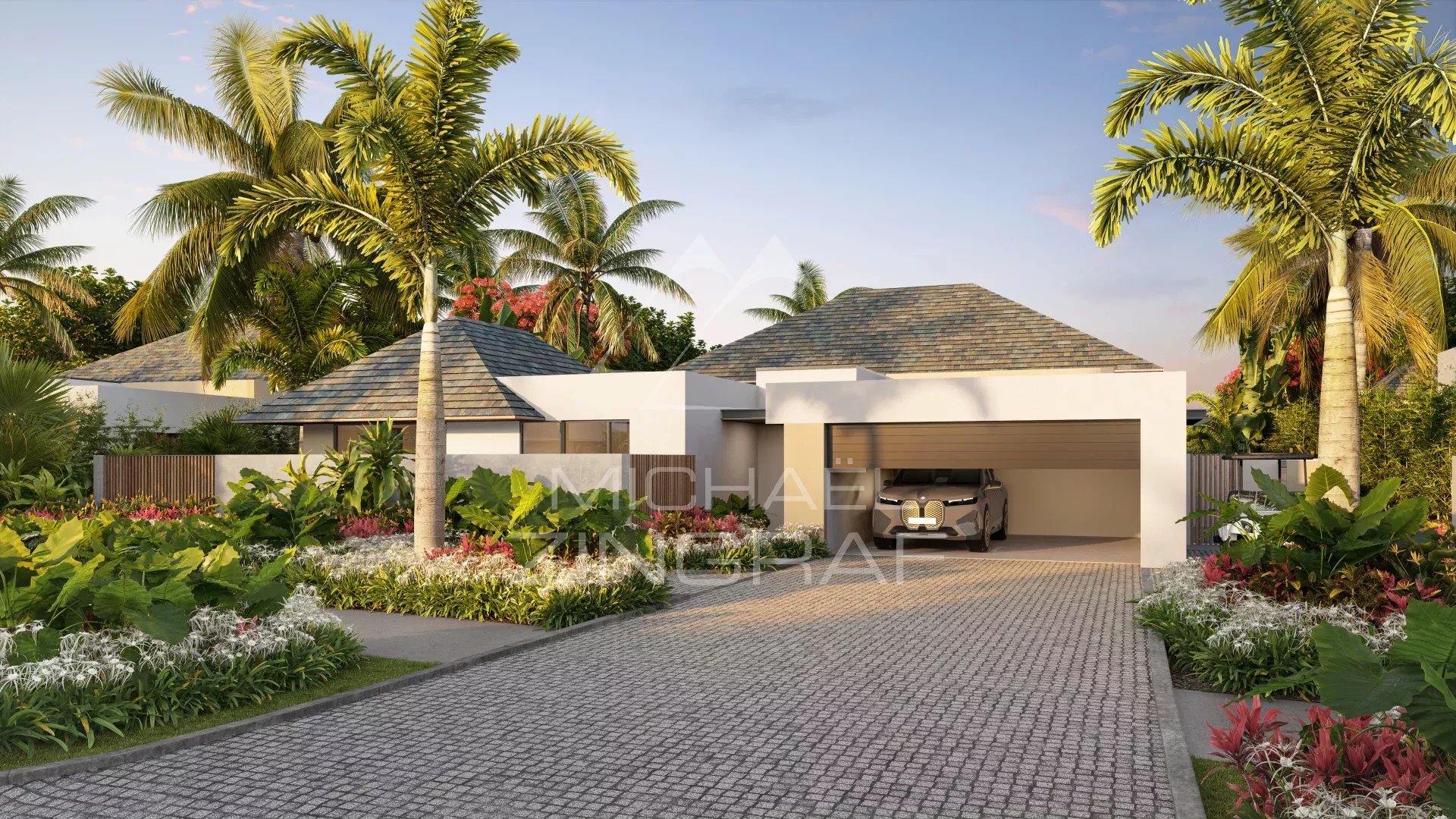 Villa Sur Golf Estate -4 chambres - Mont Choisy