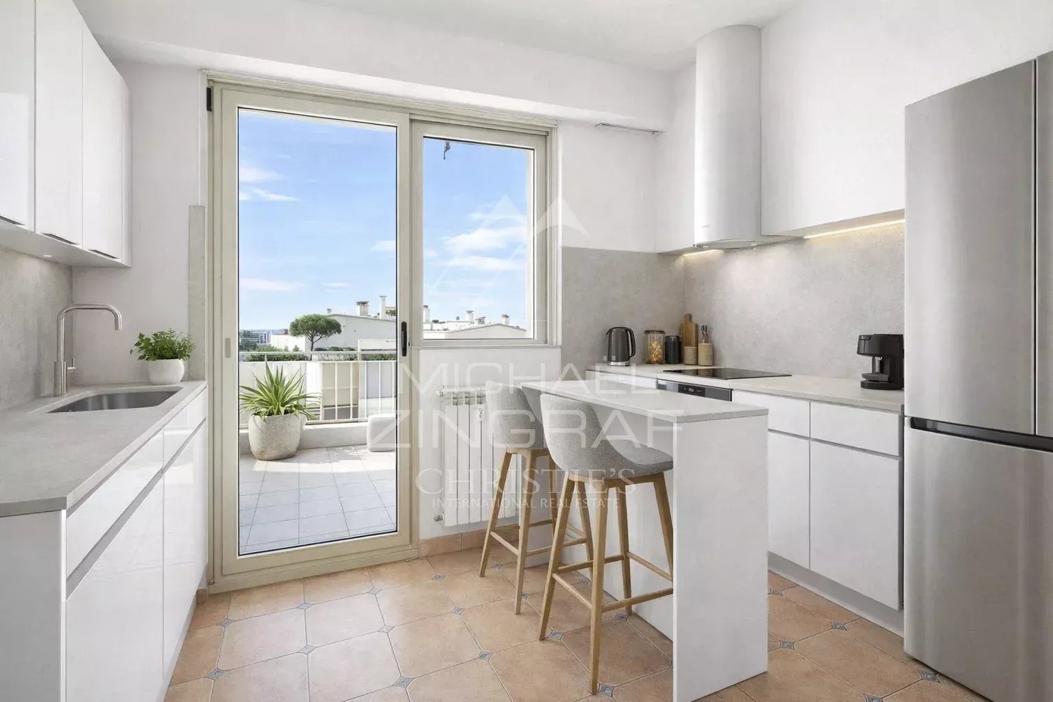 Rare, Penthouse a rénover - Cannes – Vue panoramique
