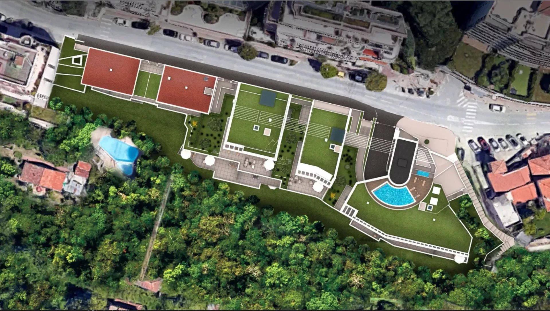 Penthouse avec piscine privée