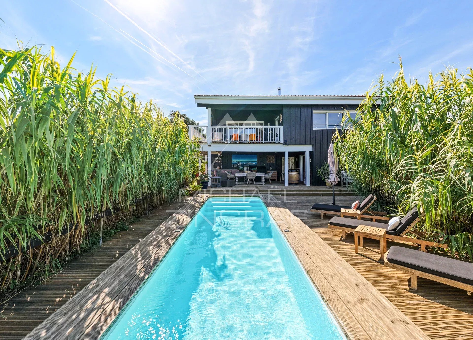 Belle maison proche La Hume avec vue mer