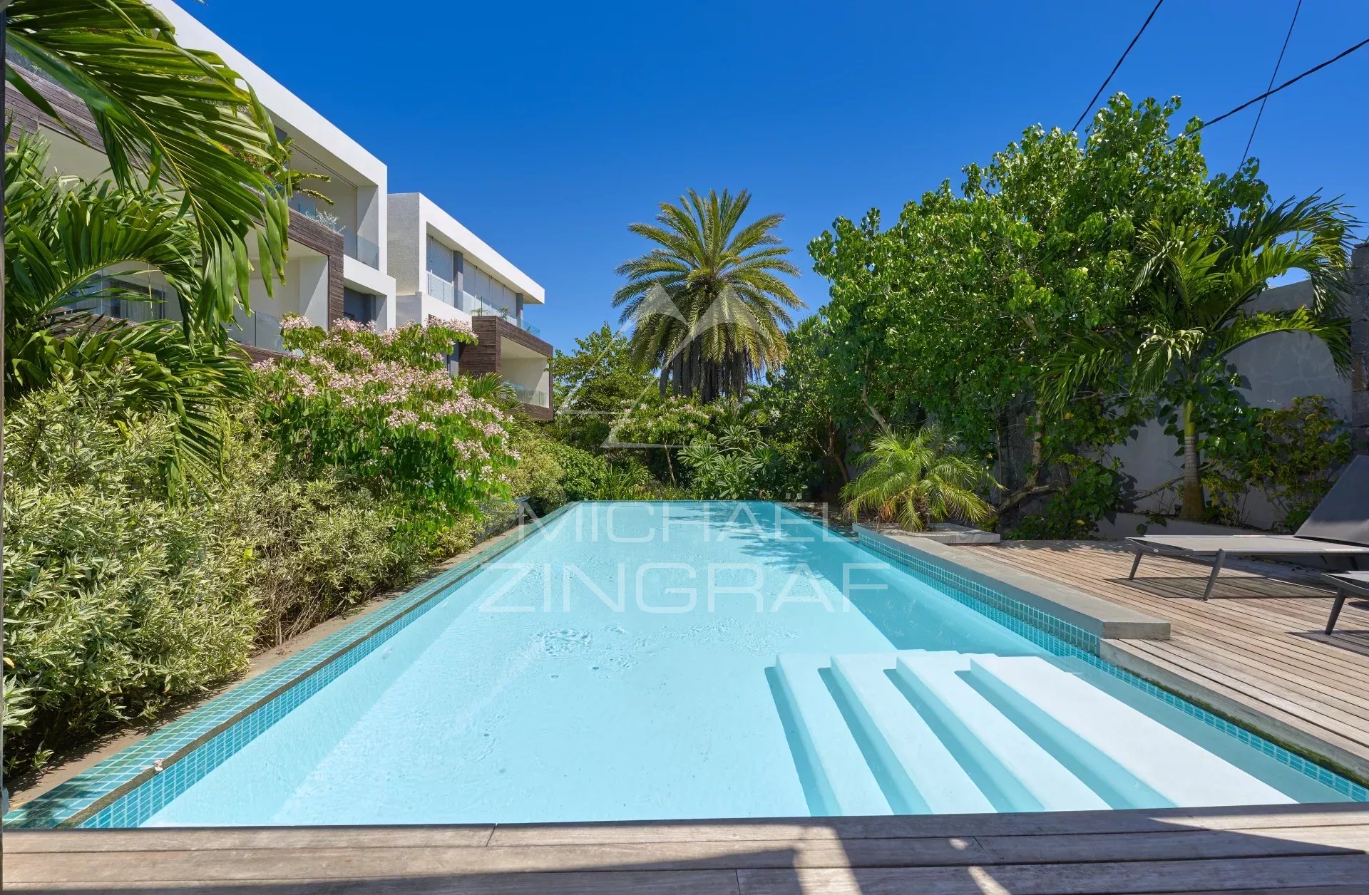 Appartement 3 chambres dans une résidence sécurisée à Pointe aux Canonniers