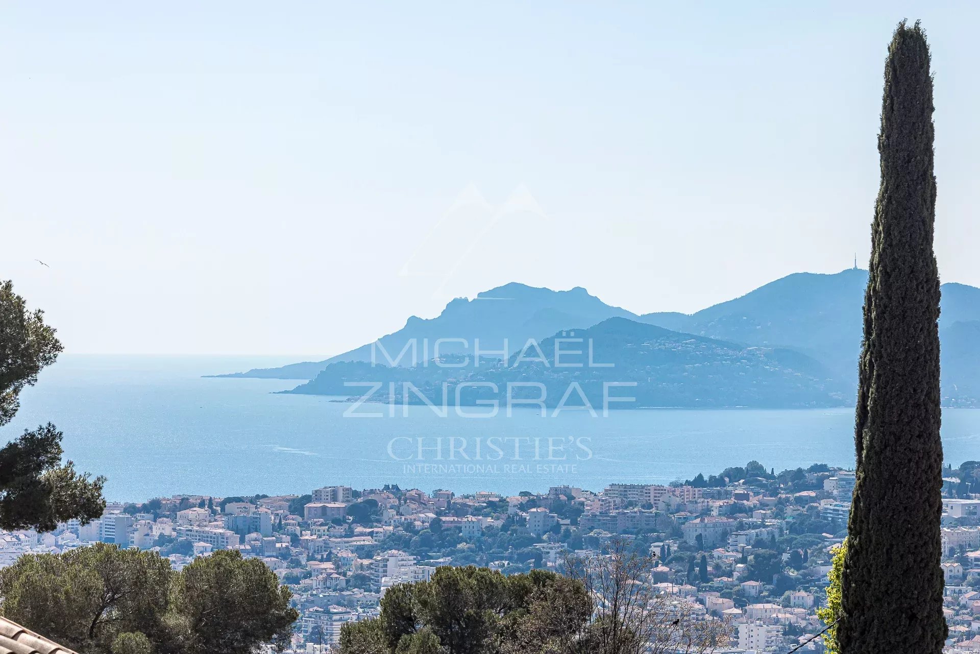 Baugrundstück – Le Cannet Collines – Panoramablick auf das Meer