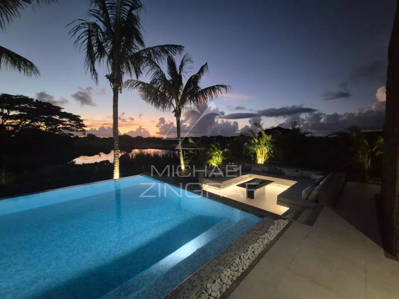 Contemporary Villa with Pool at Mon Choisy Golf