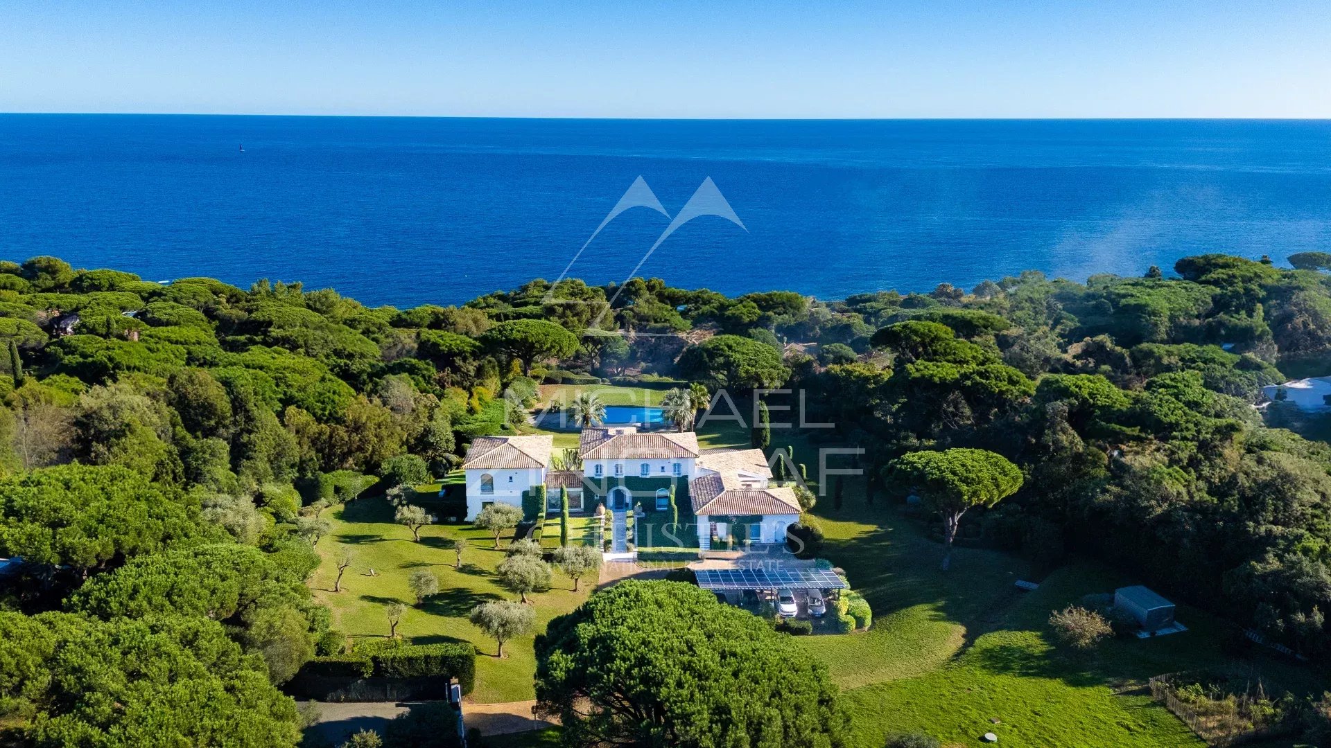black chair and white table