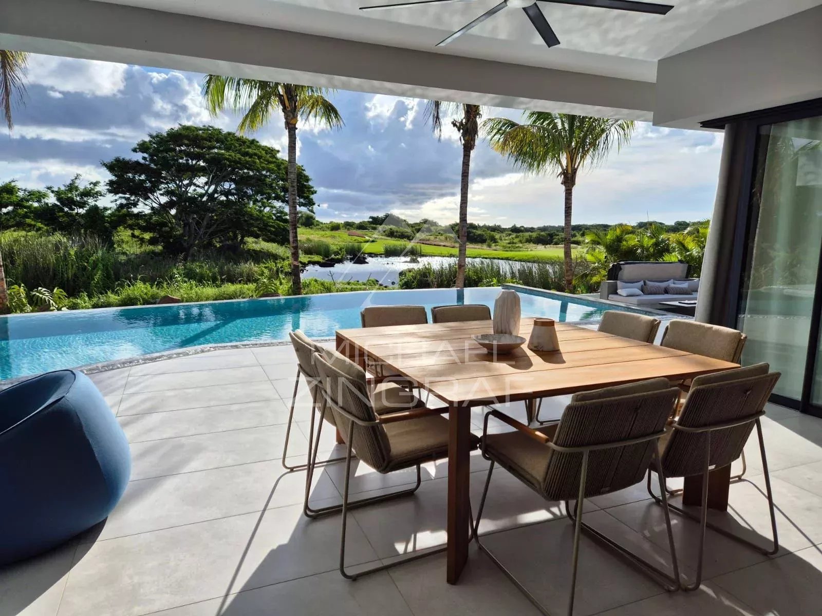 Contemporary Villa with Pool at Mon Choisy Golf
