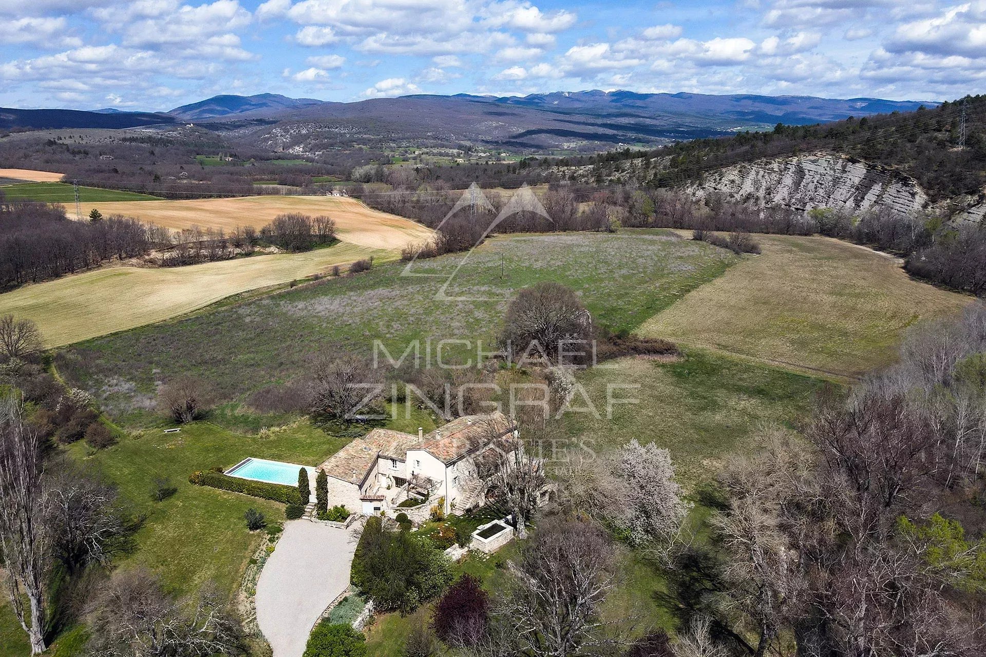 black chair and white table
