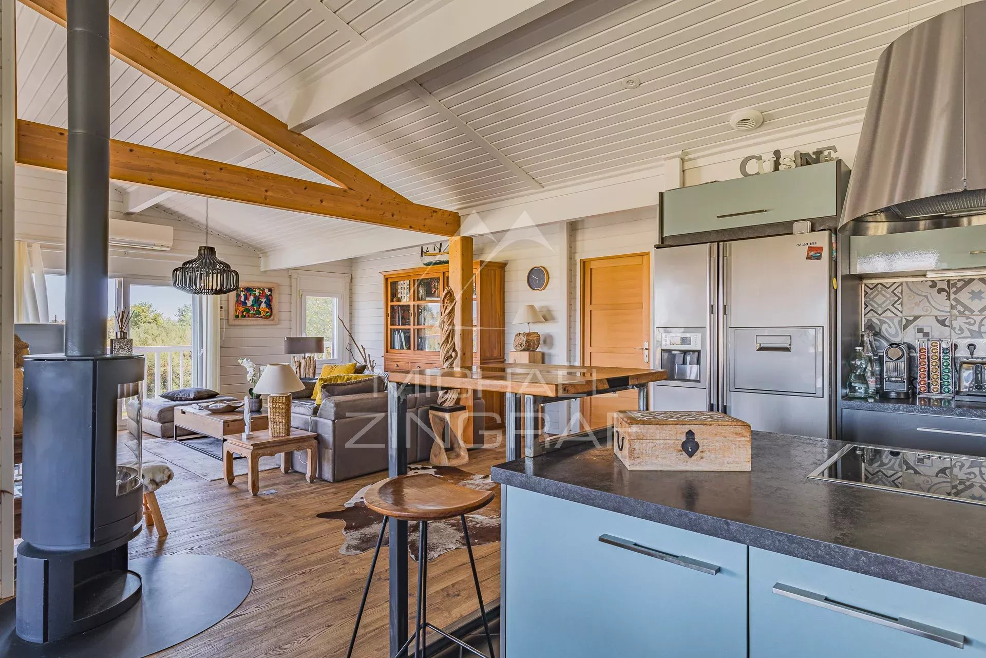 Belle maison proche La Hume avec vue mer