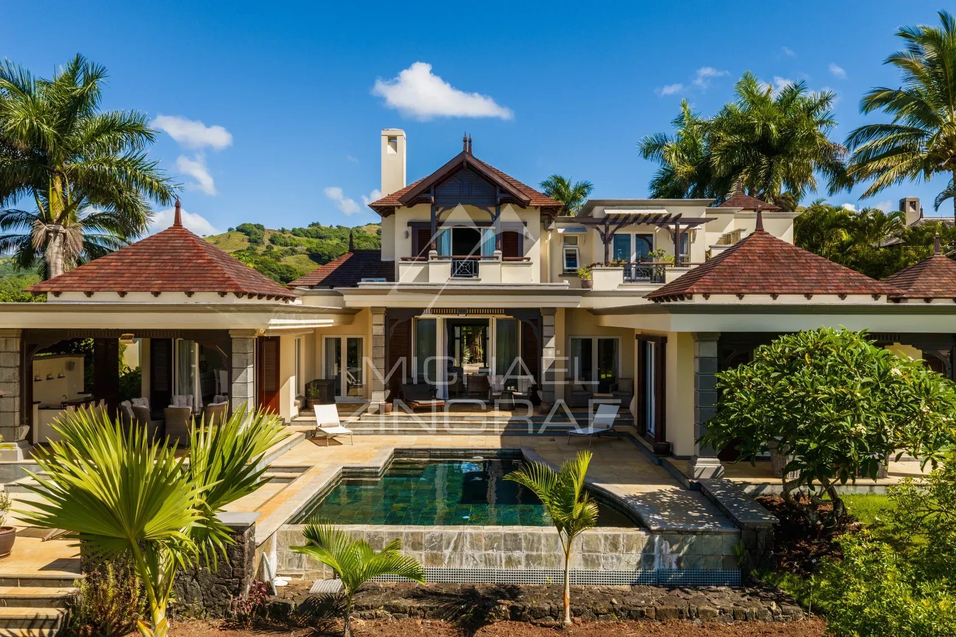Mauritius -  Villa Sea view on a Golf resort- Bel ombre