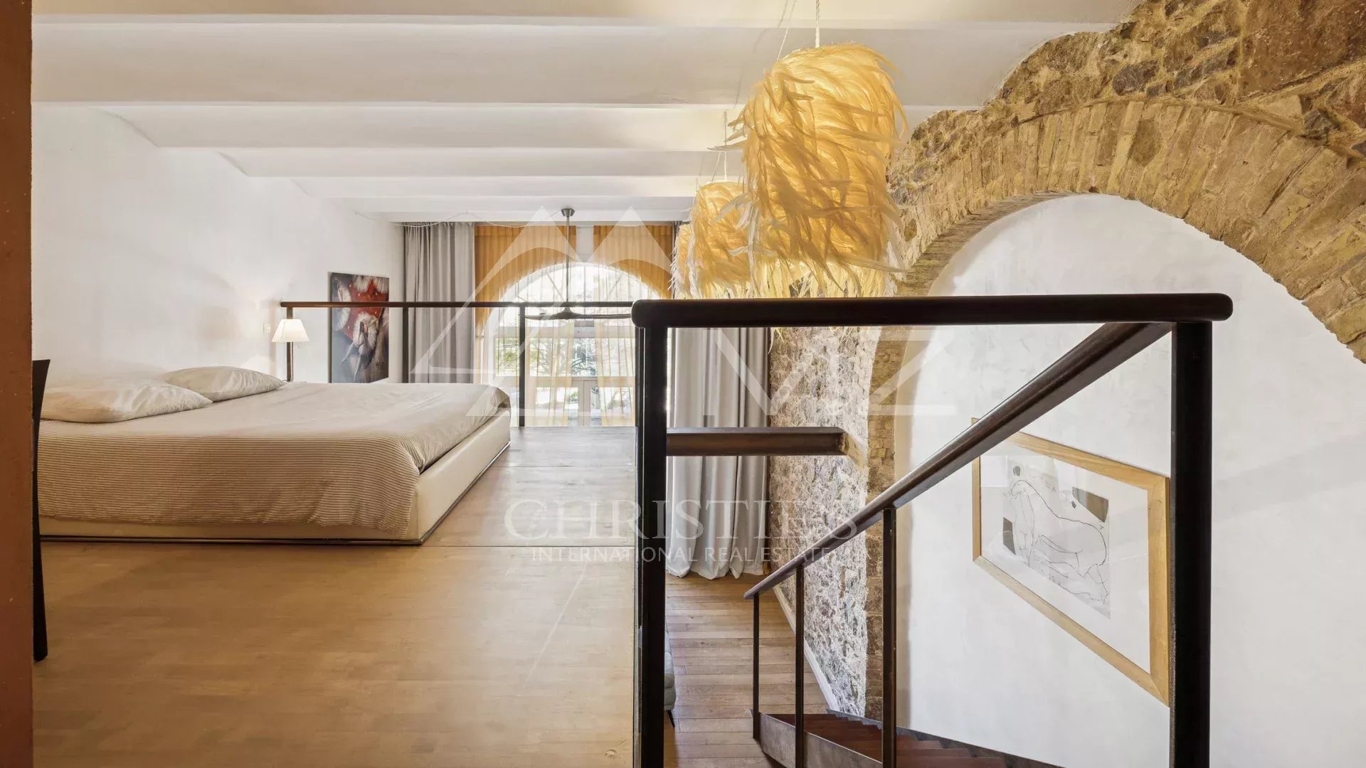 Im Viertel Petit Juas, einem Loft, das historischen Charme und Komfort vereint.