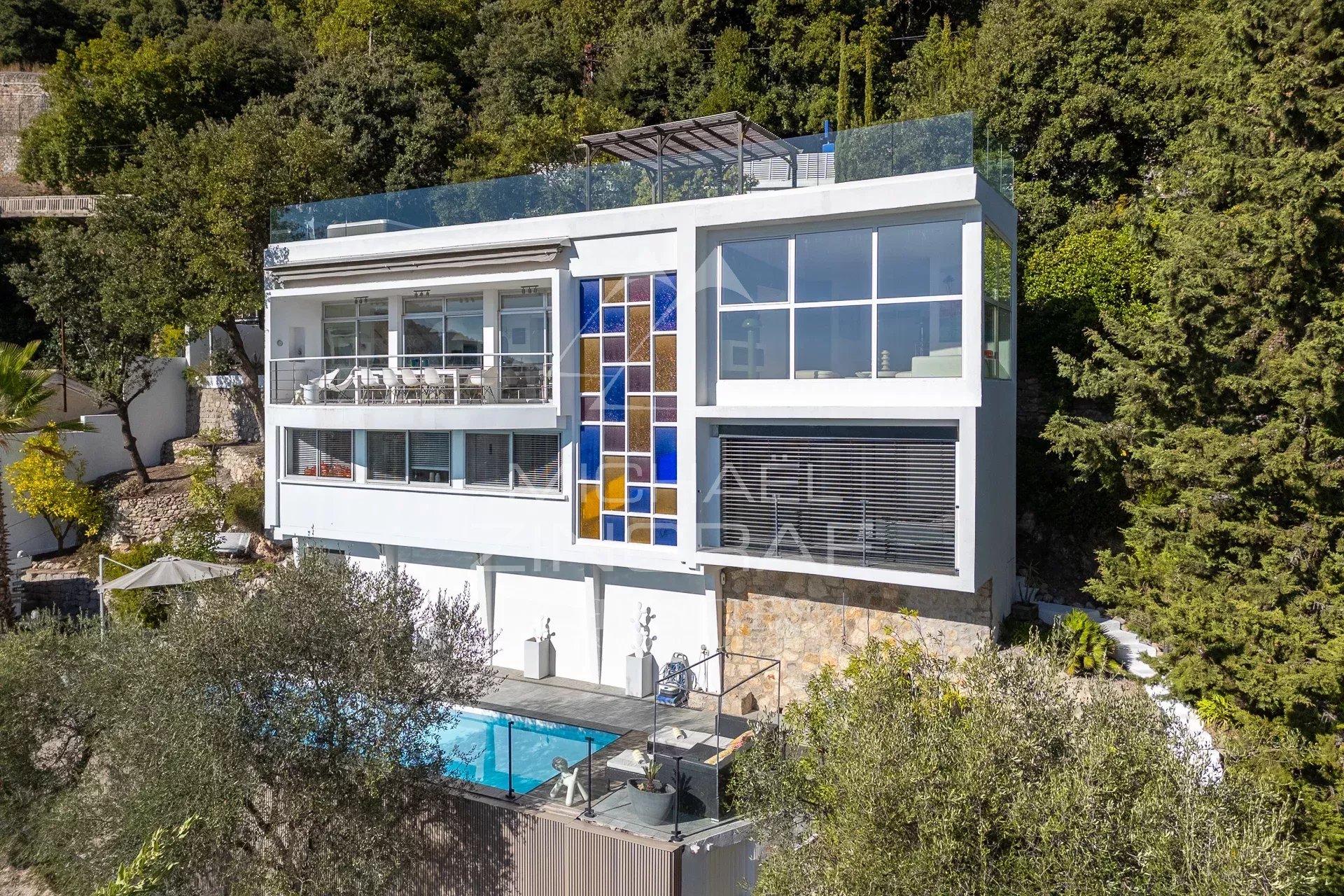 Villa d’architecte avec vue mer panoramique