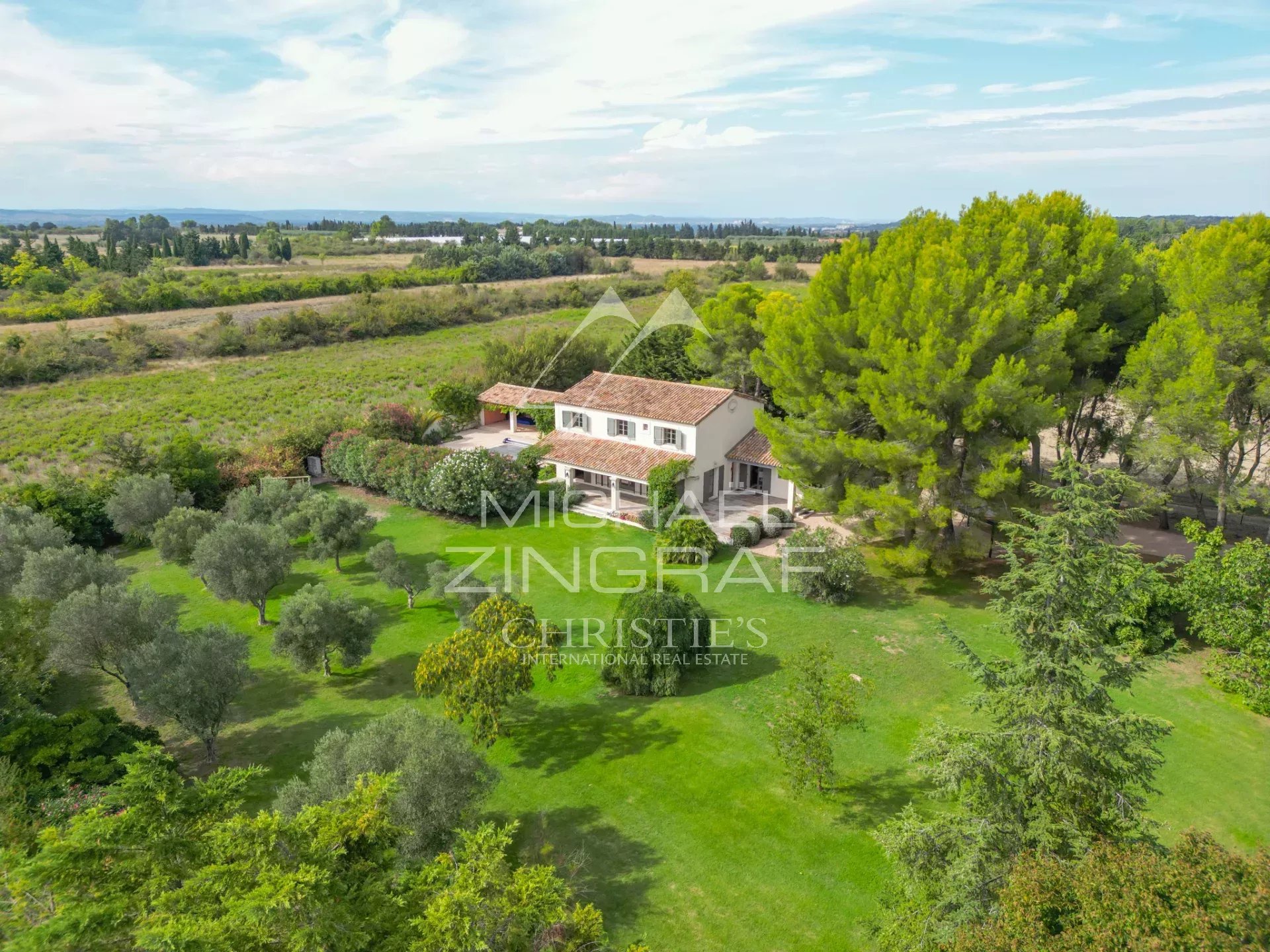 Belle maison avec vue panoramique sur les Alpilles