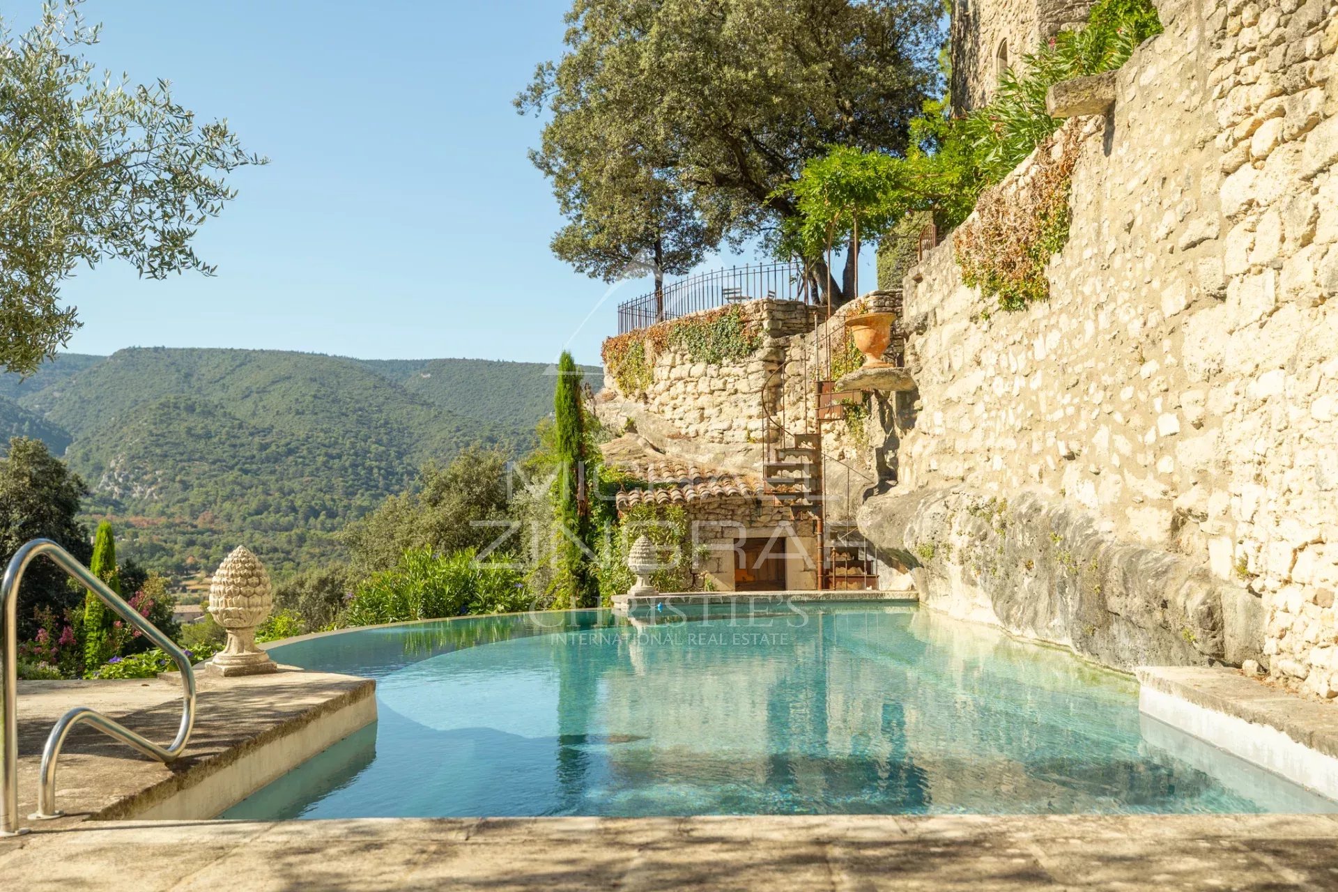 black chair and white table