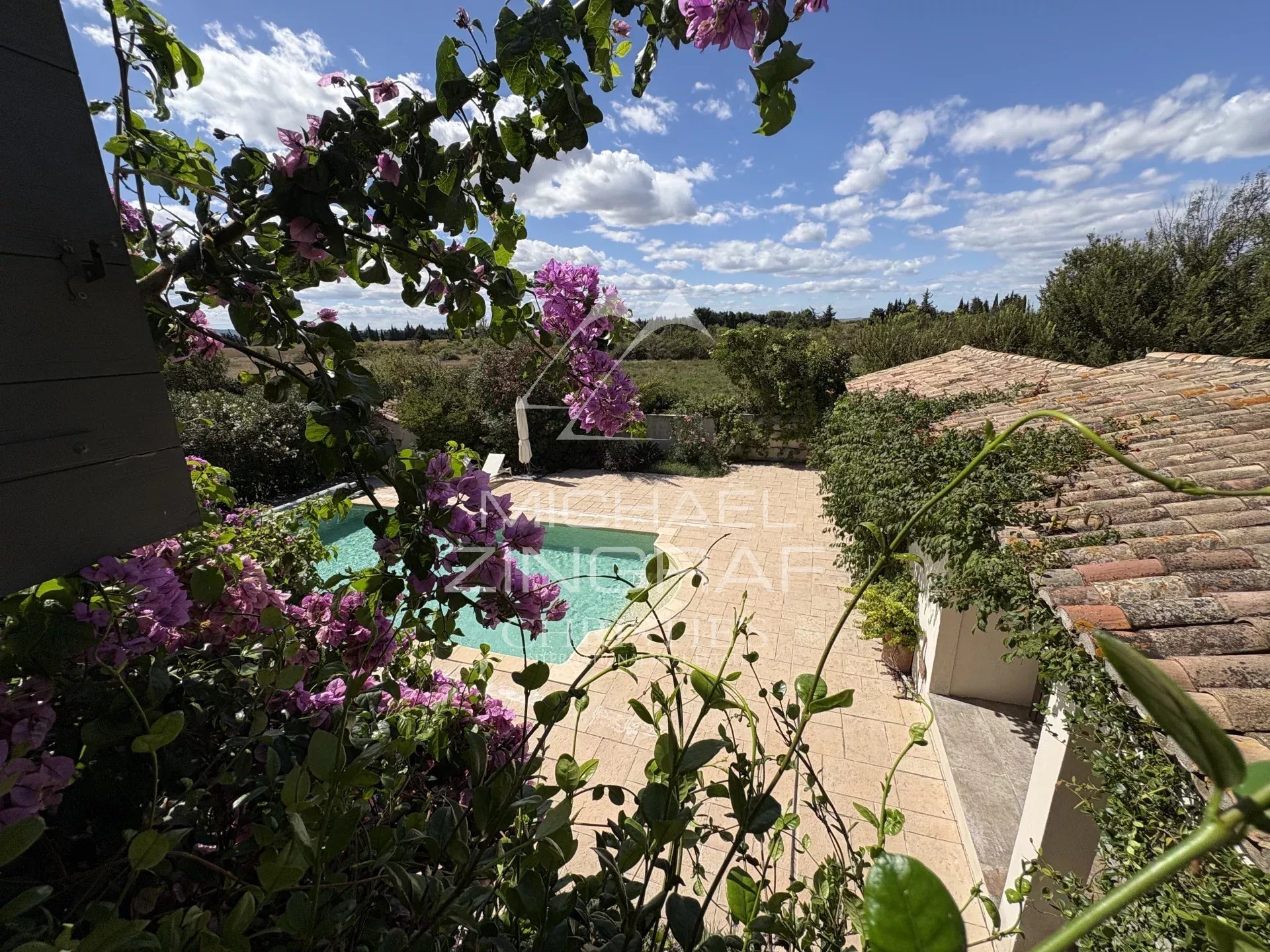 Belle maison avec vue panoramique sur les Alpilles