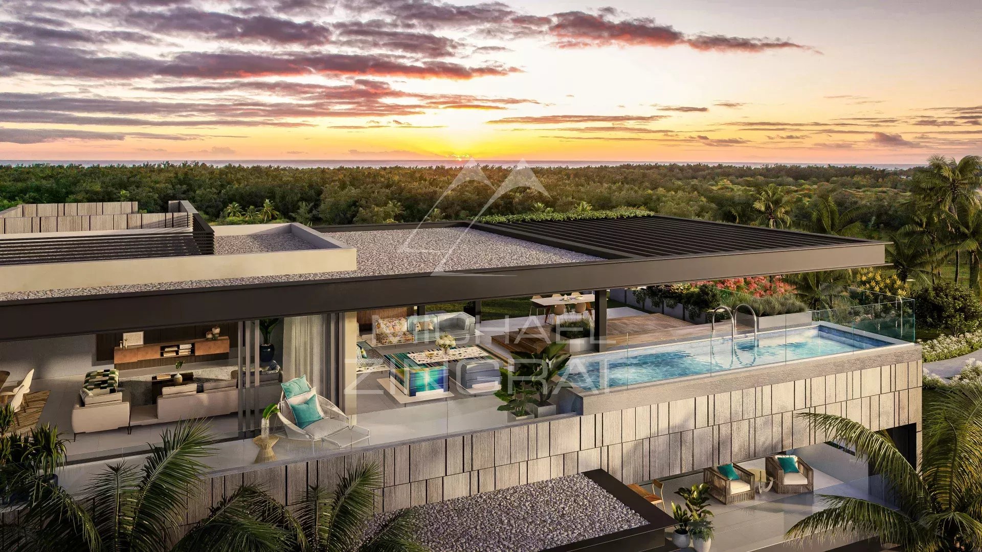 3-Schlafzimmer-Penthouse im Herzen eines Golfanwesens