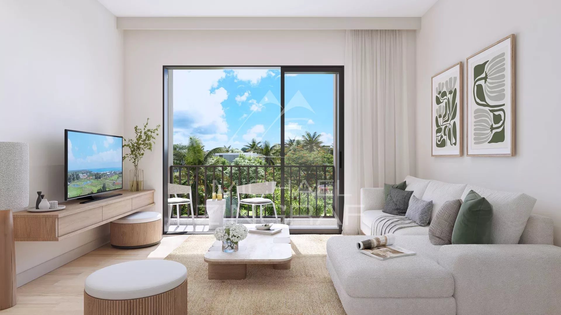 1-Zimmer-Wohnung im Herzen des Badeortes Azuri