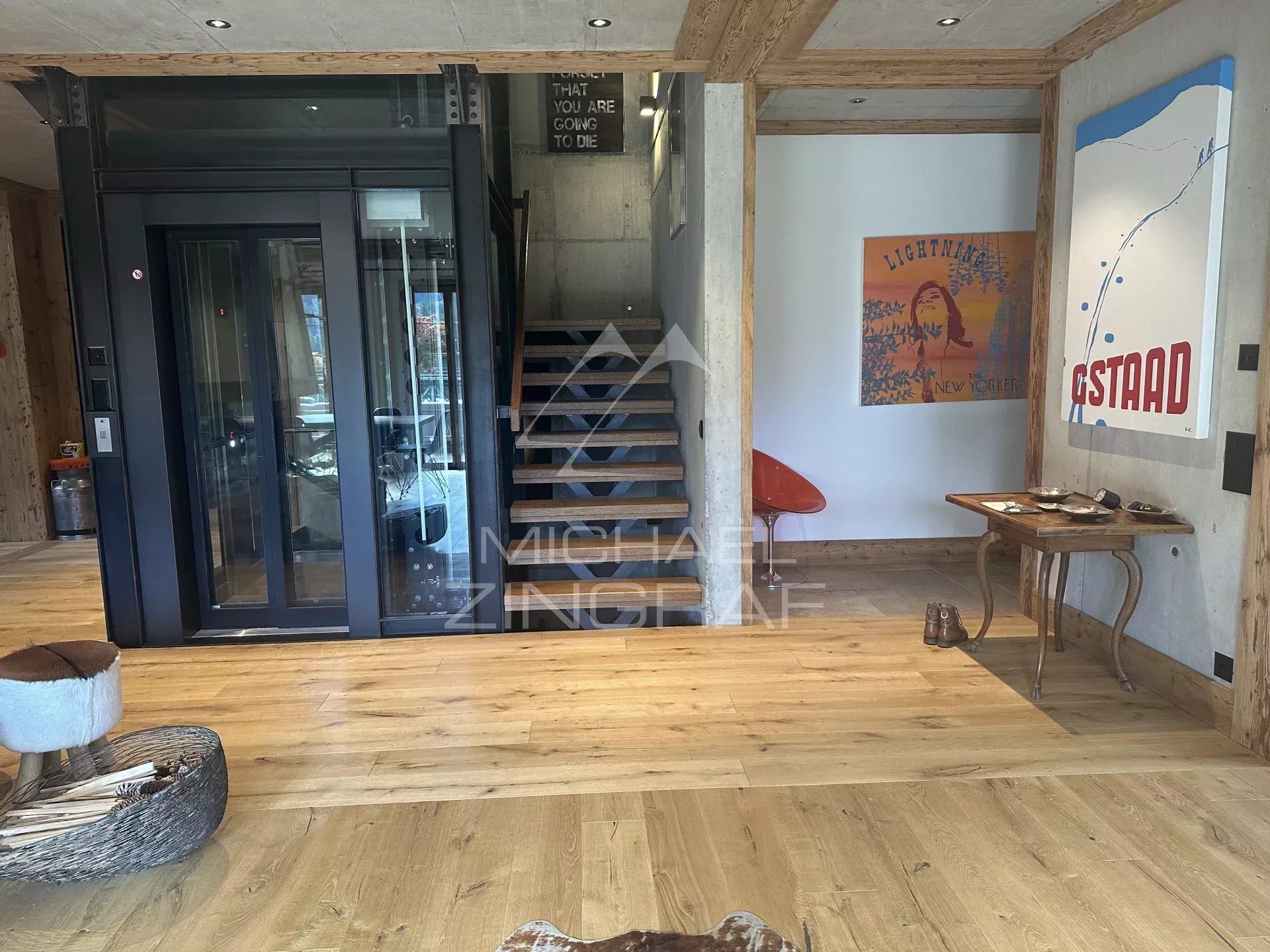 Superbe chalet contemporain à proximité du centre de Gstaad