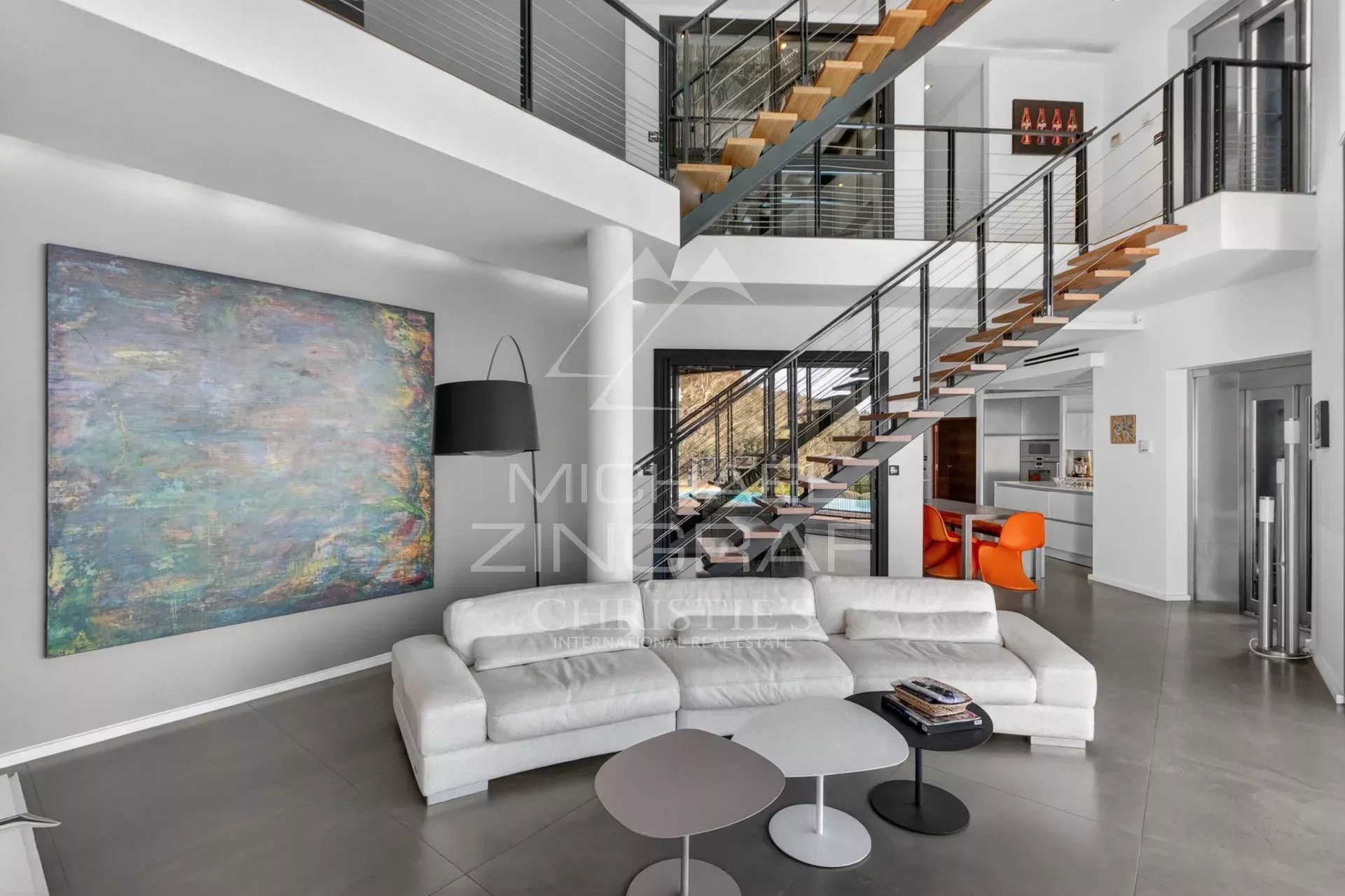 Magnifique Villa Contemporaine à louer vue mer imprenable proche Monaco