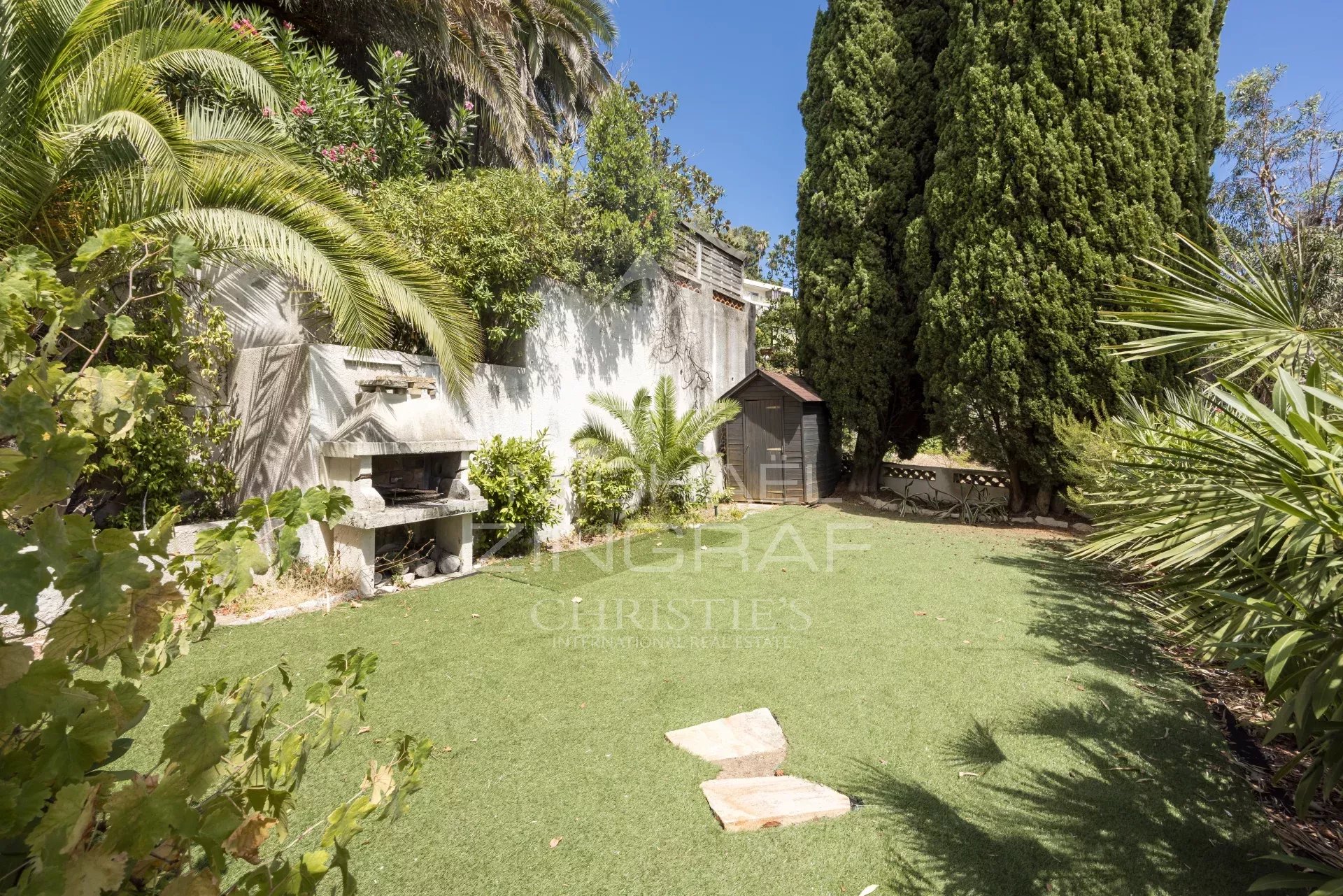 Cannes - Beautiful, quiet apartment with terrace, garden and sea view