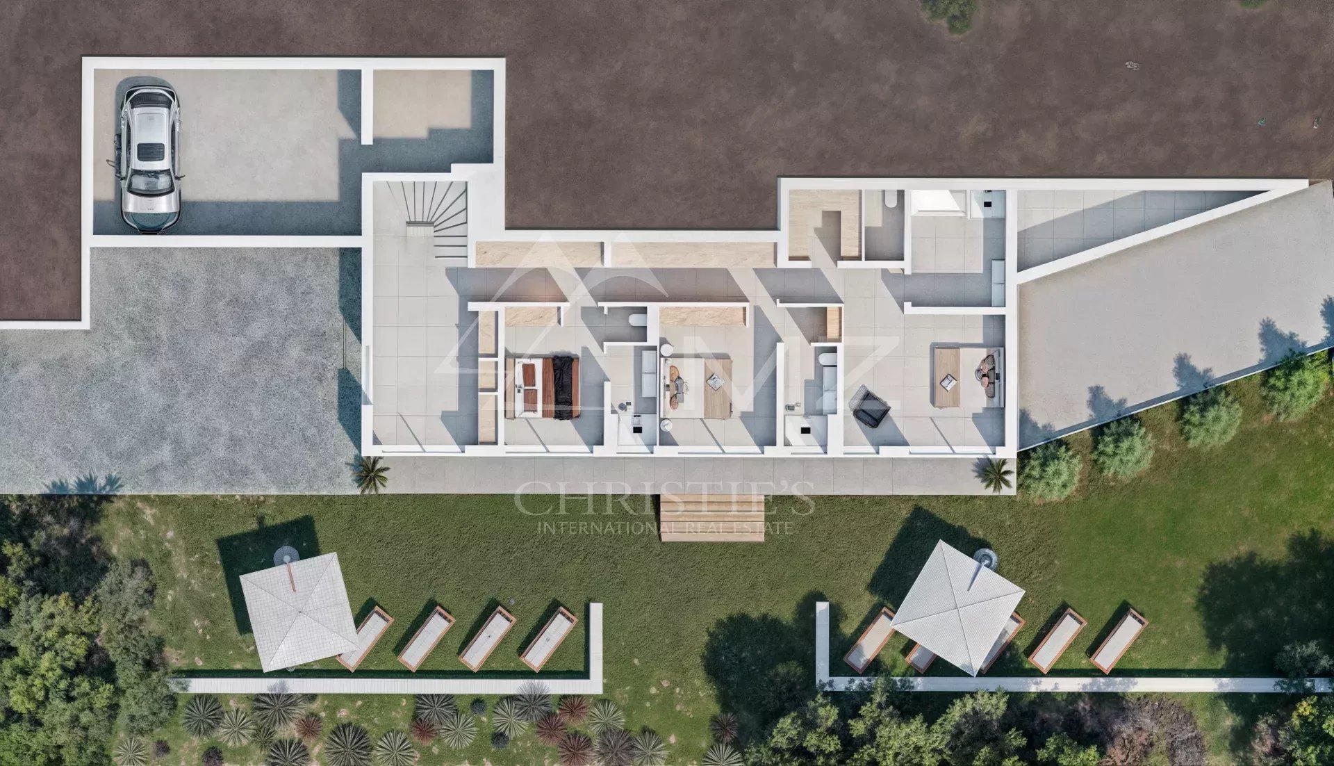 Villa "La Pampelonne", Moderne et Lumineuse avec vue Mer panoramique sur le Golfe de Saint-Tropez