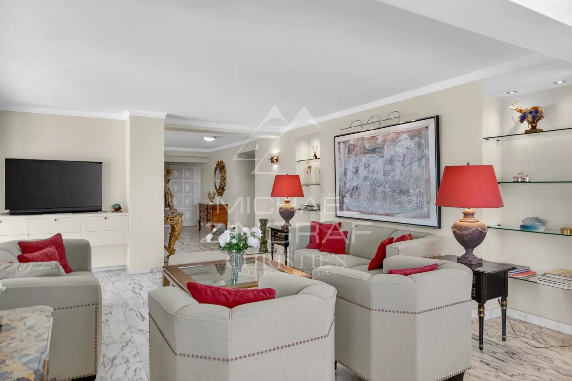 EXCLUSIVITE-CANNES APPARTEMENT D'EXCEPTION  DANS UNE RESIDENCE DE STANDING