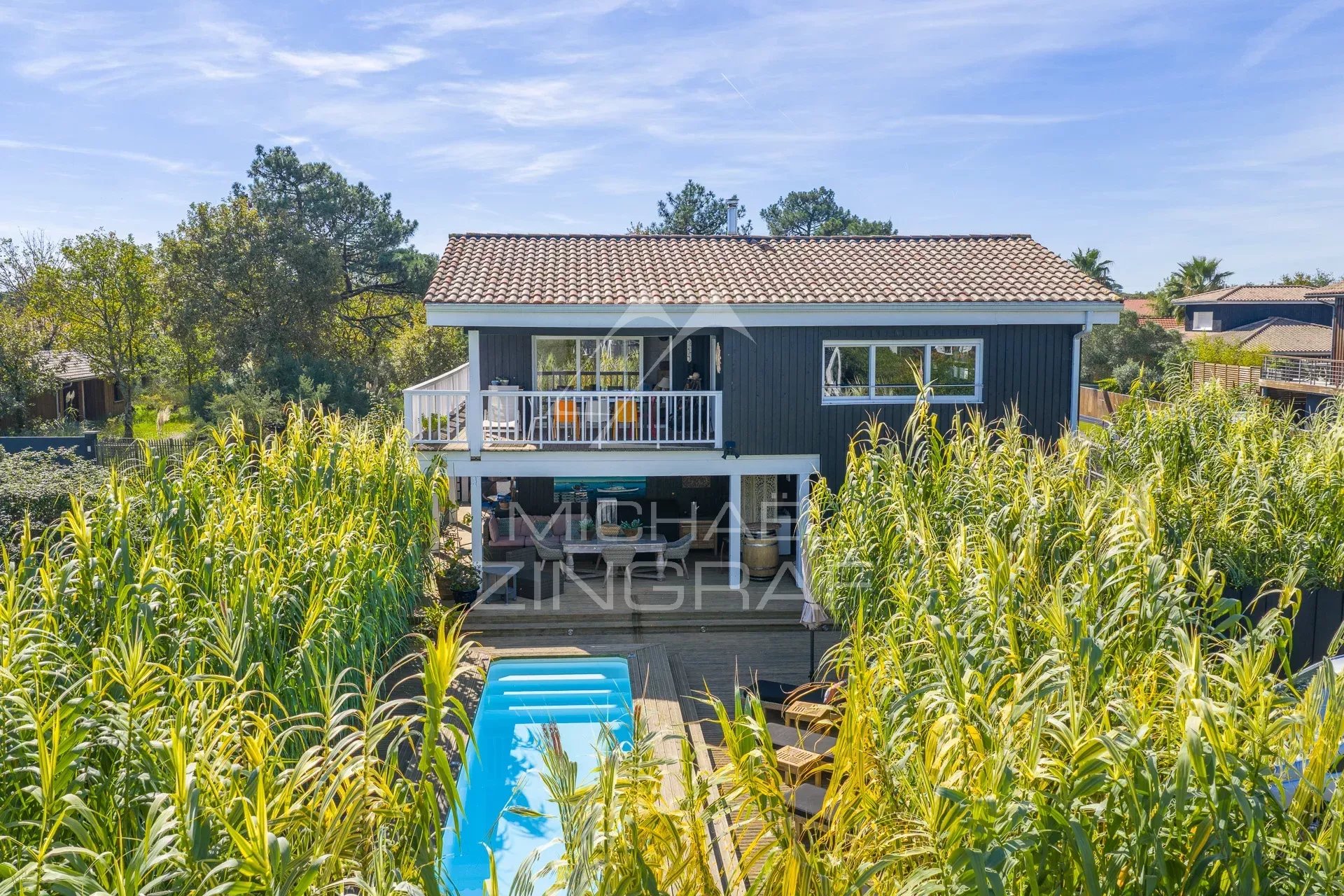 Belle maison proche La Hume avec vue mer