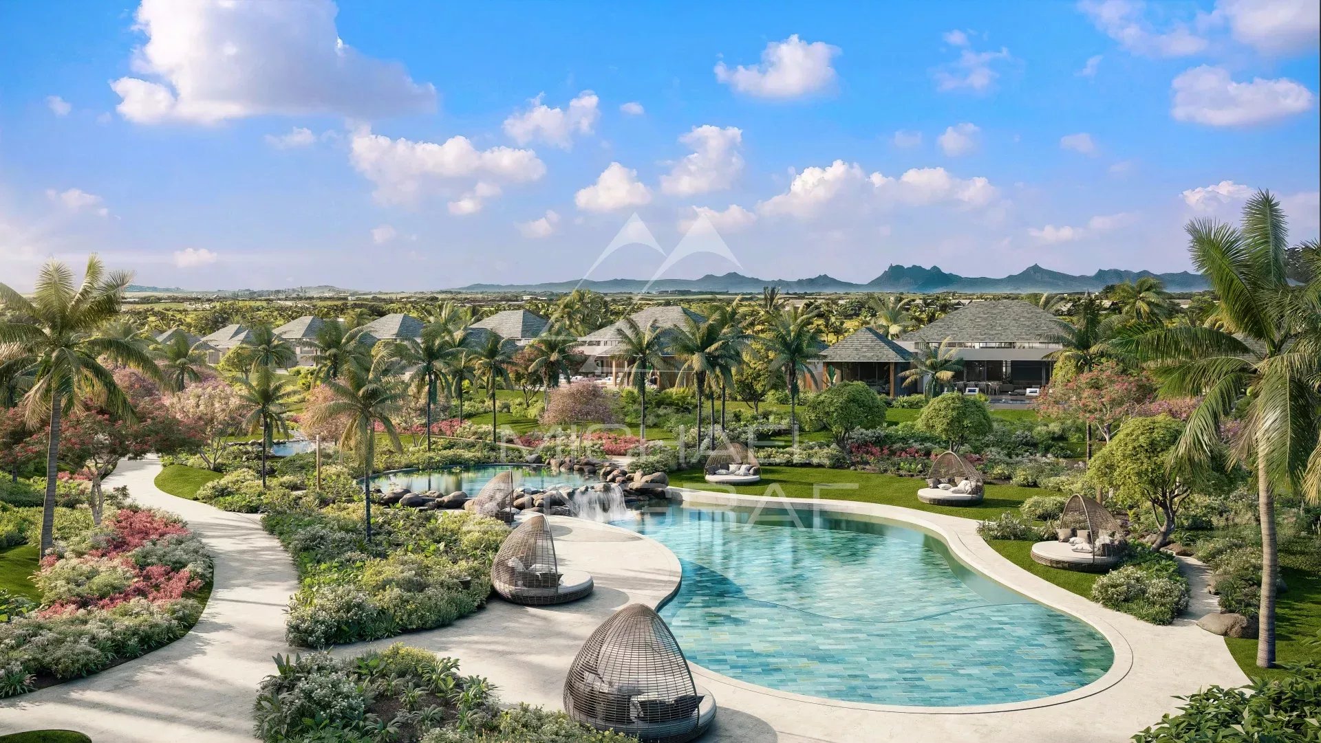 Villa Sur Golf Estate -4 chambres - Mont Choisy