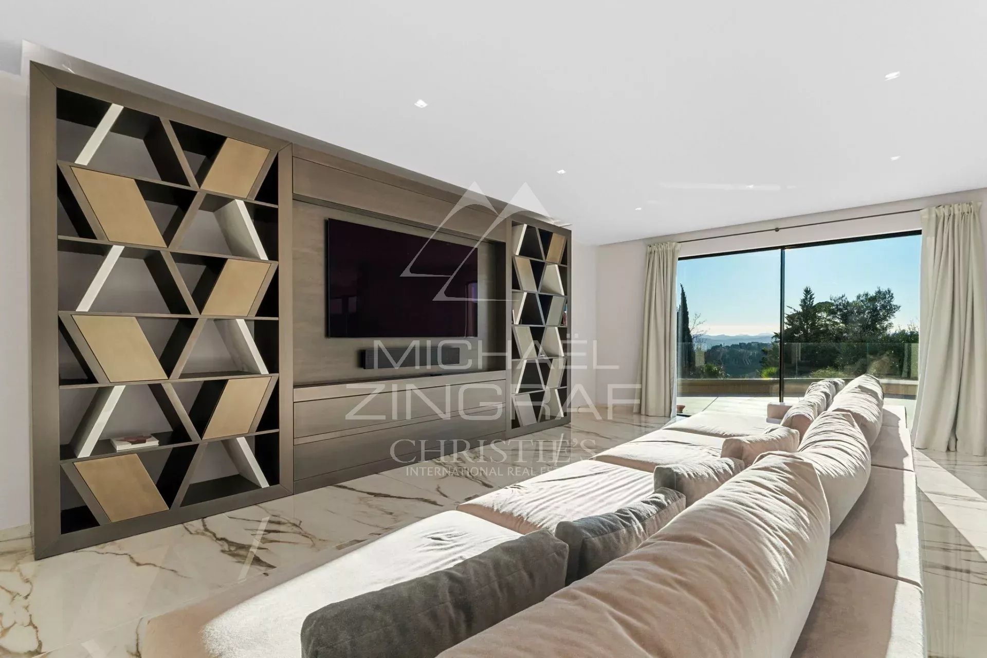 Vence – Architektenvilla mit freiem Blick auf Saint-Paul-de-Vence bis zum Meer