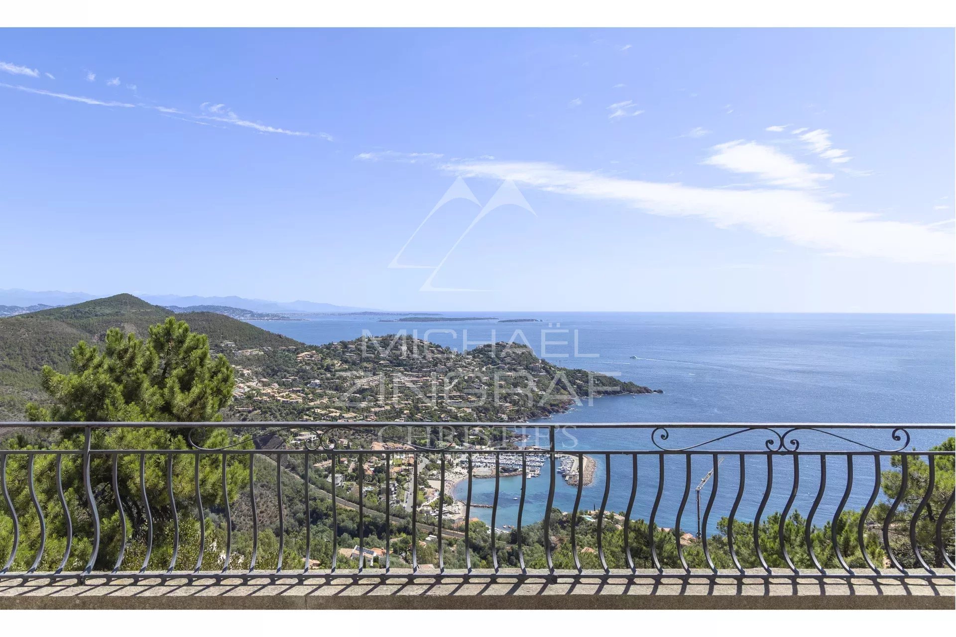 black chair and white table