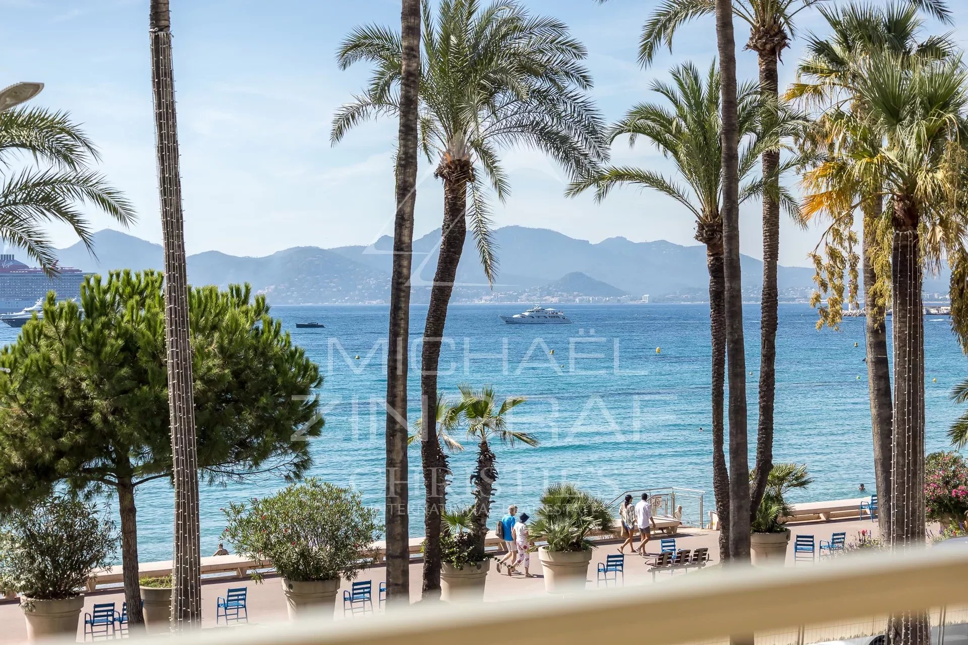 4 Pièces Cannes Croisette Vue mer panoramique