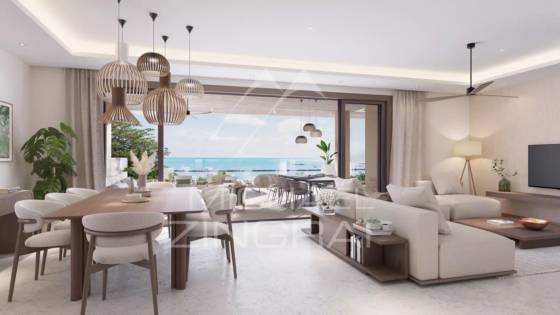 4 bedrooms Penthouse in a seaside residence
