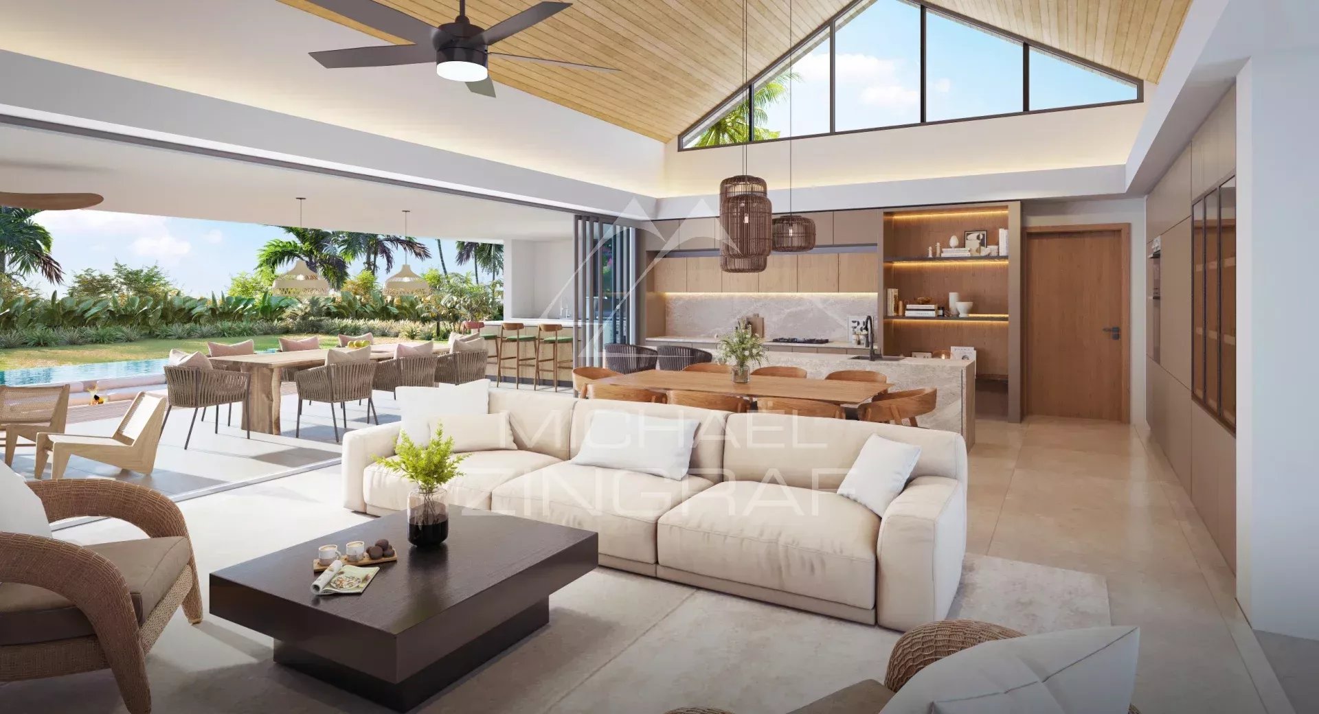 Luxusvilla mit 4 Schlafzimmern im Mont Choisy Golf Estate