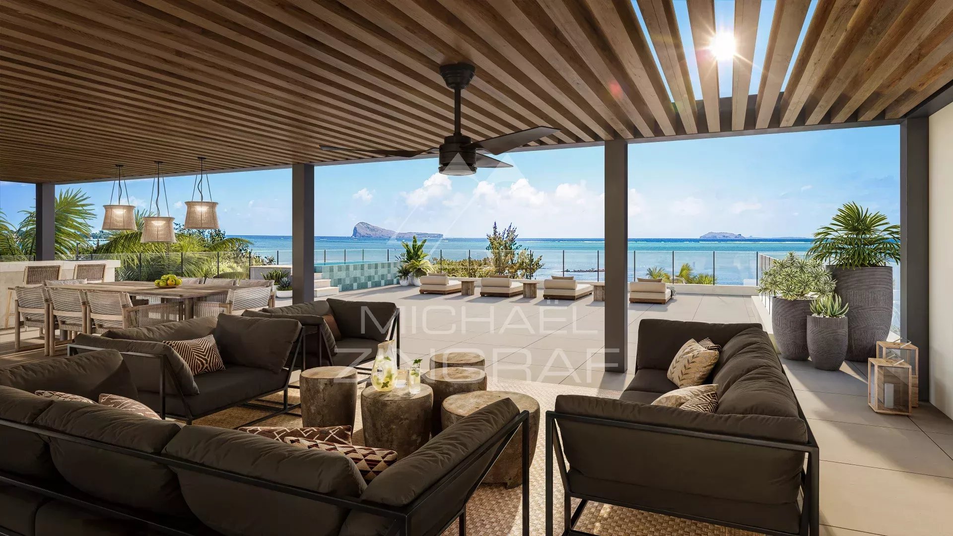 CALODYNE: Penthouse d’Exception avec Vue Panoramique sur l’Océan