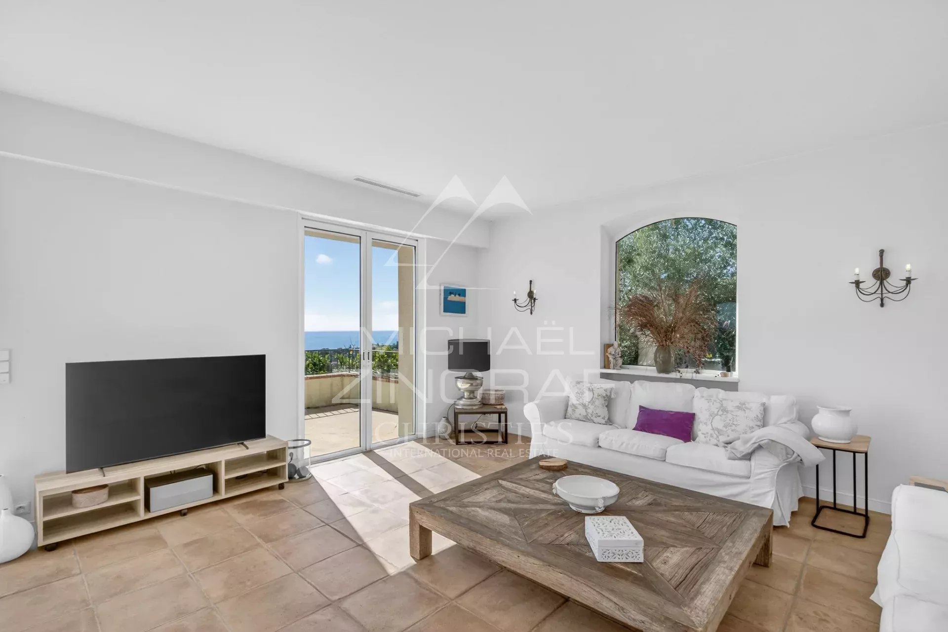 Charming stone villa with panoramic sea view