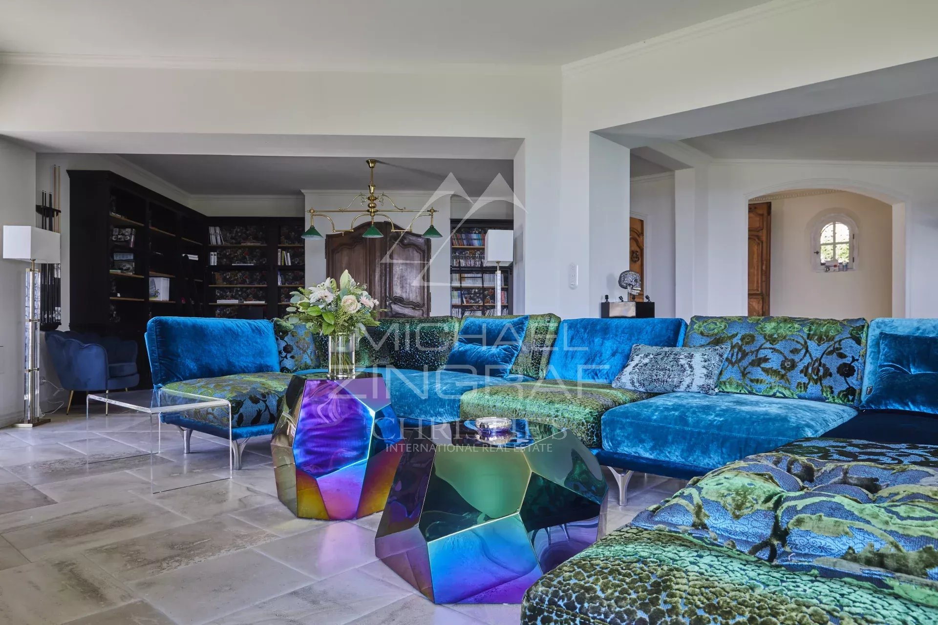 Tourrettes-sur-Loup - Villa provençale avec vue mer panoramique - 8 chambres