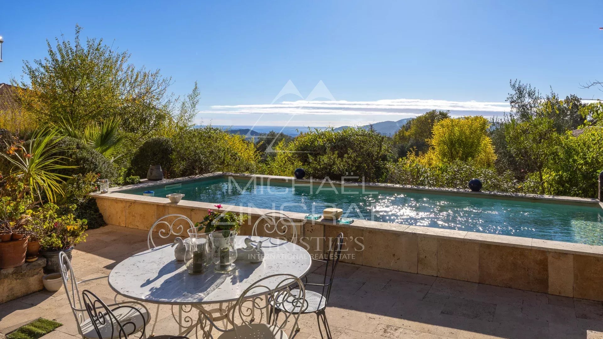 Elegant 18th-Century Farmhouse with Sea-View  & Pool near Village