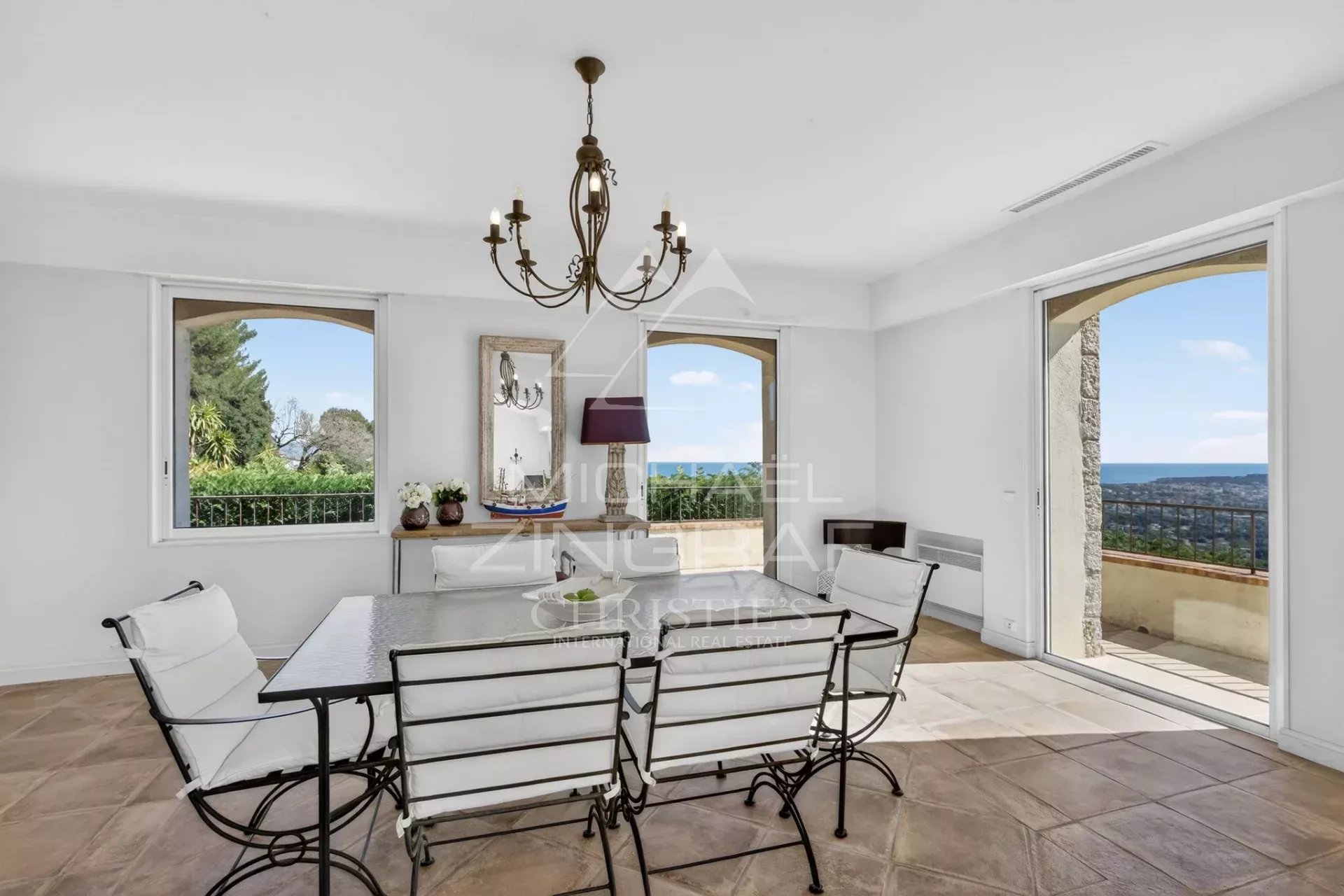 Charming stone villa with panoramic sea view