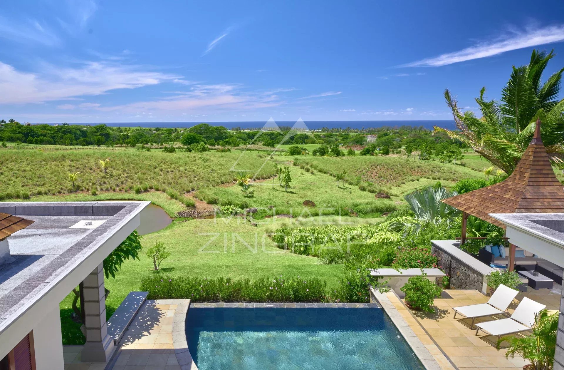 Mauritius - Villa mit Meerblick in einem Golfresort - Bel ombre