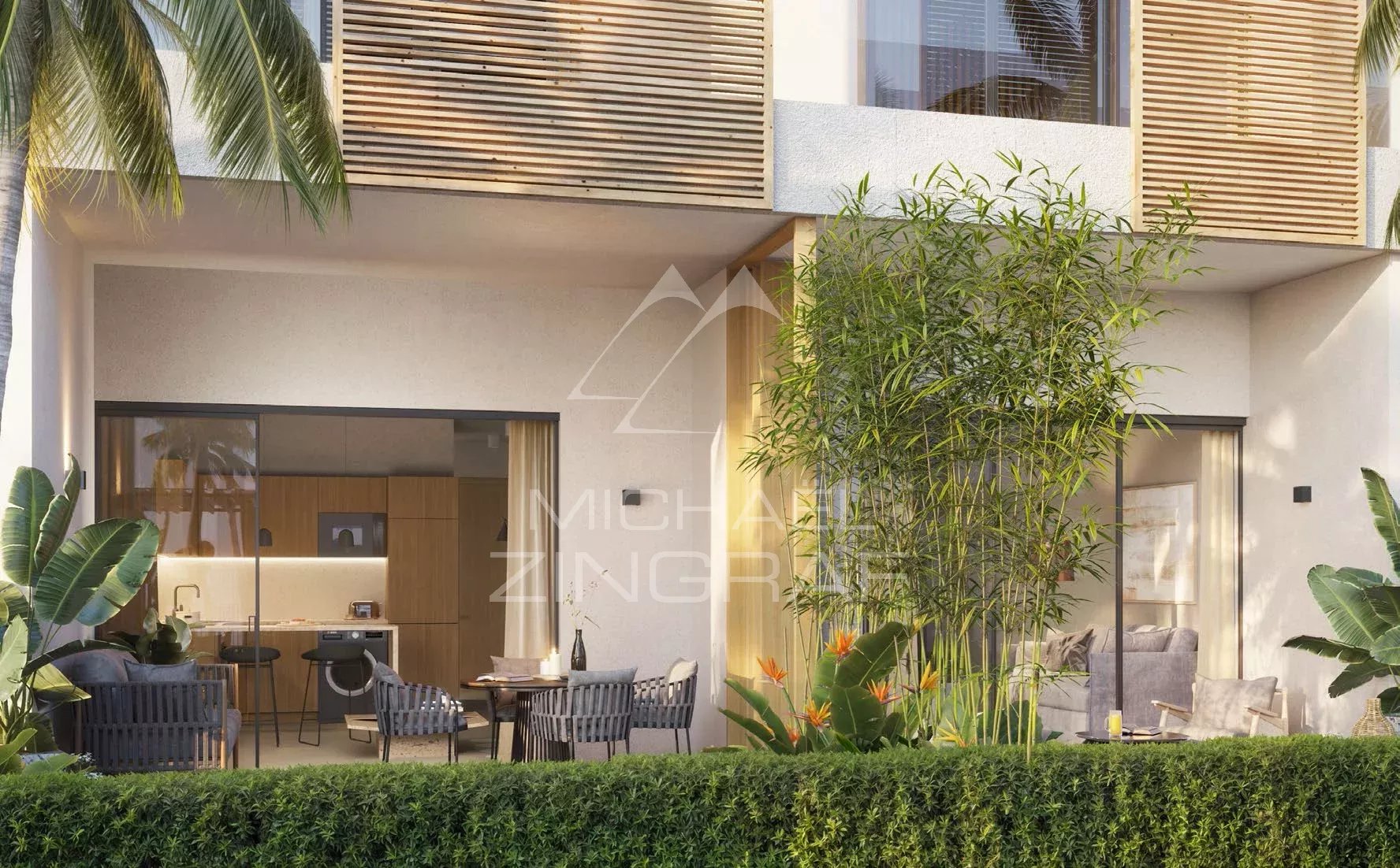 Appartement à quelques pas du lagon de Péreybère