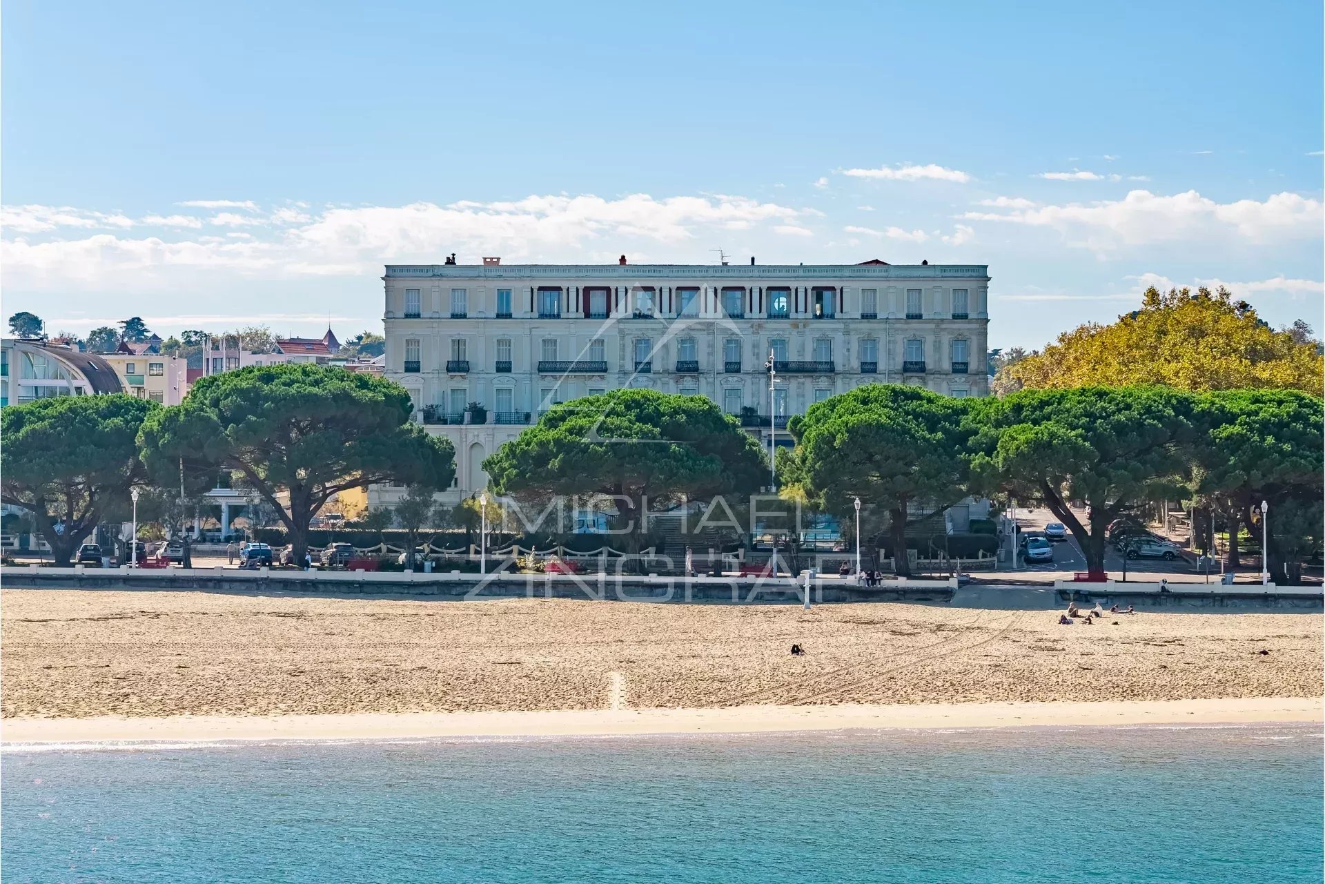 black chair and white table