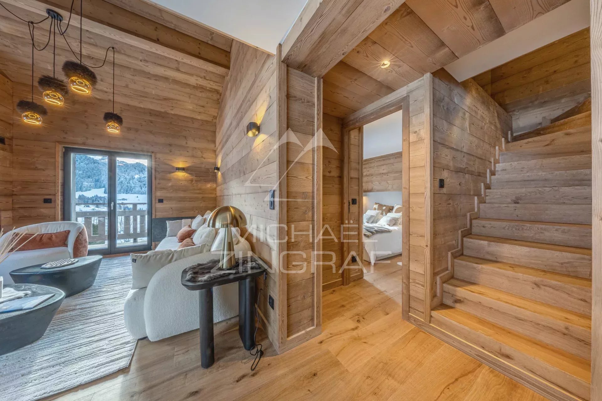 Renovated penthouse flat in Rochebrune – Four bedrooms – Panoramic views