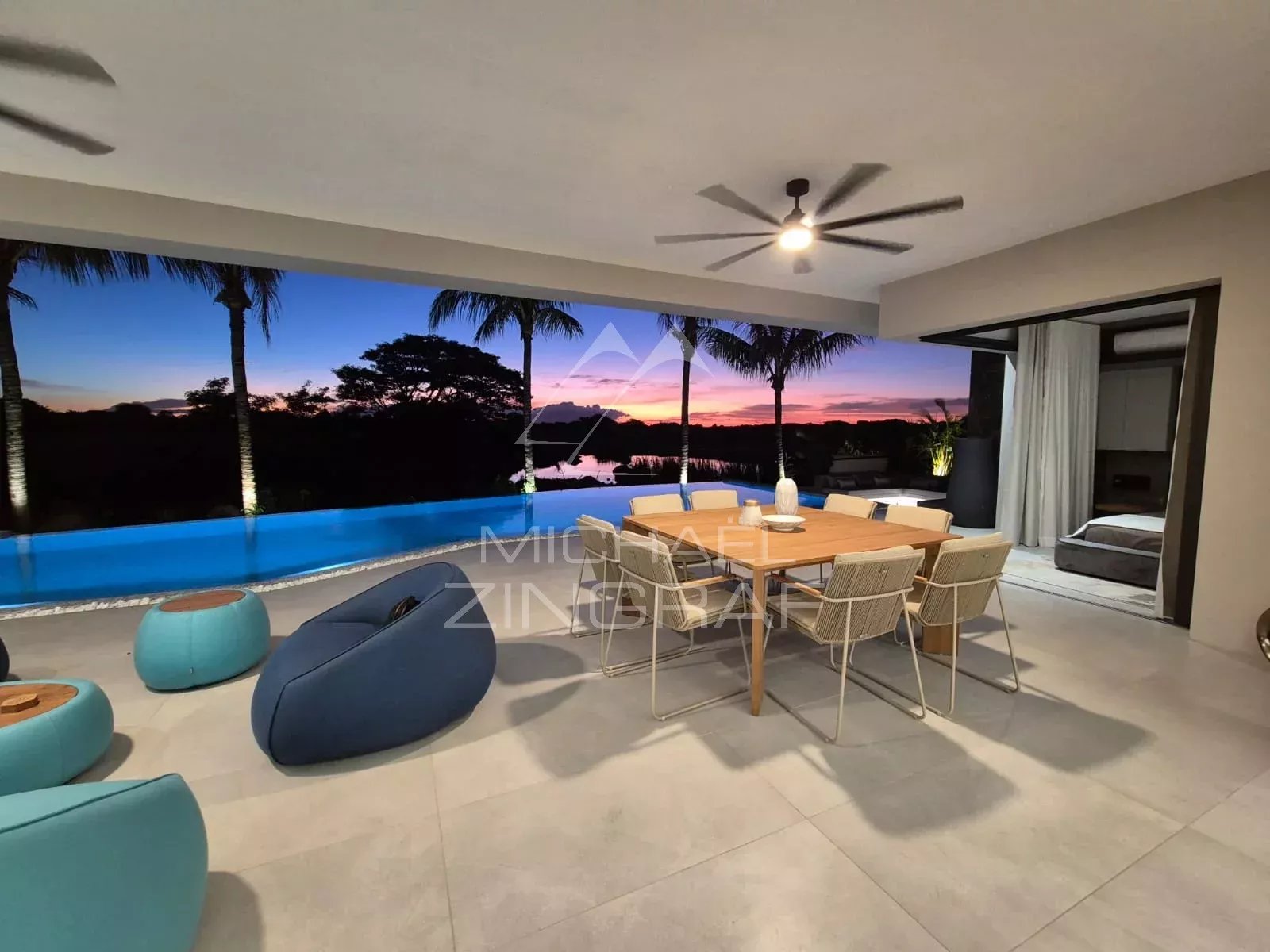 Contemporary Villa with Pool at Mon Choisy Golf