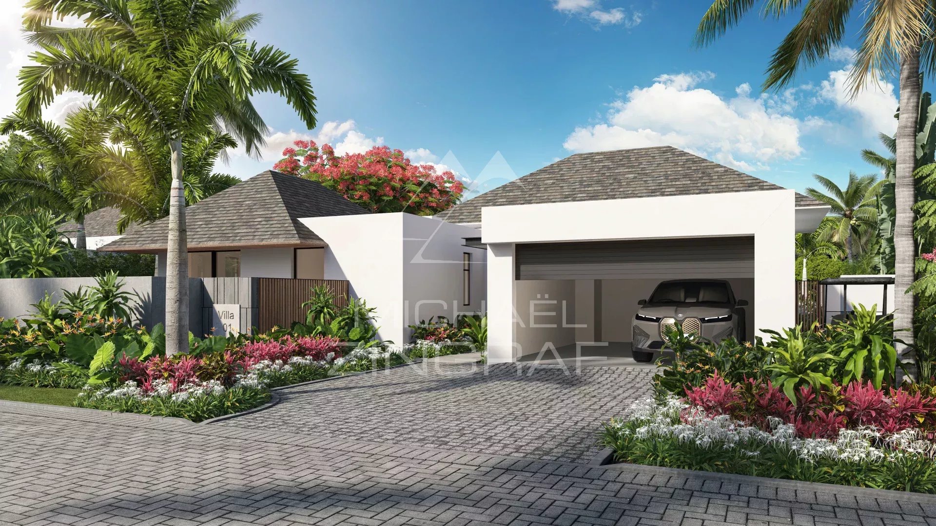 Villa Sur Golf Estate -4 chambres - Mont Choisy