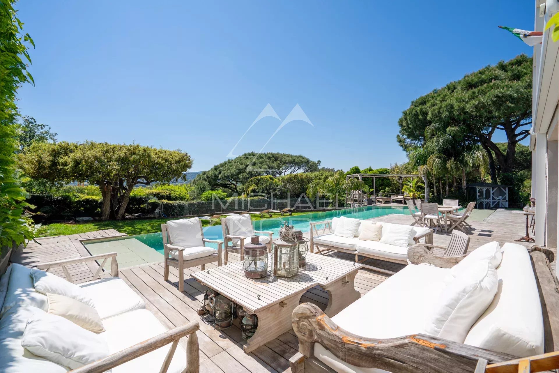 Propriété d'exception sur Pampelonne - Accès direct plage & bateau