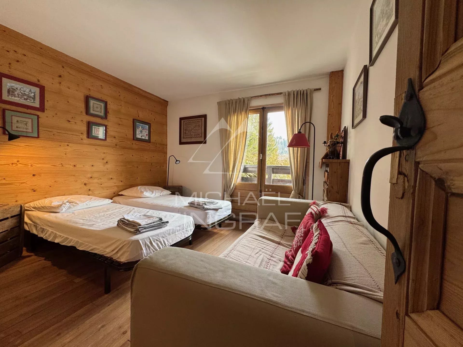 Megève Jaillet „alles zu Fuß erreichbar“ – 2-Zimmer-Wohnung –  Ruhige Lage – „Coup de coeur“
