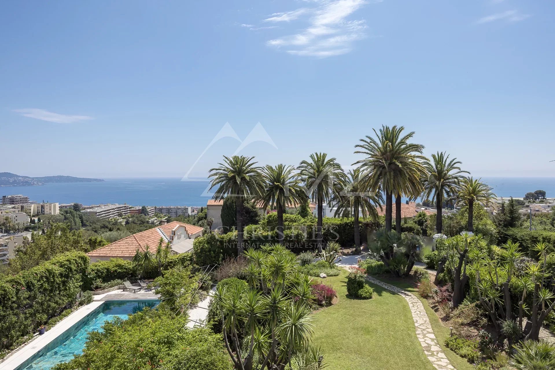 Villa - Nice - Fabron - with sea view and pool