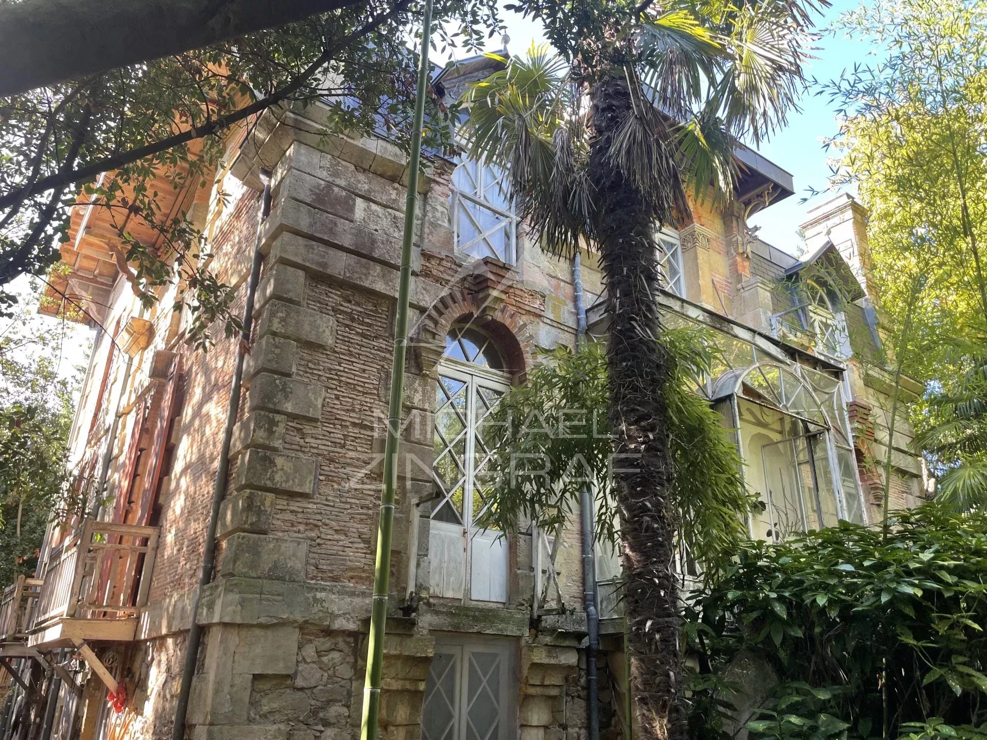 black chair and white table